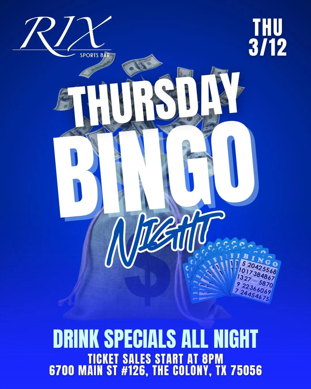 💰 BINGO NIGHT TONIGHT!
🎟️ Ticket sales start at 8PM
🕗 Games begin shortly after

🍀 SPECIAL TONIGHT:
Grab discounted vouchers for next week&rsquo;s $1,000 Luck of the Drunk Bingo (March 19) while you&rsquo;re here!

DRINK SPECIALS:
🍺 $4 Shiner Dr
