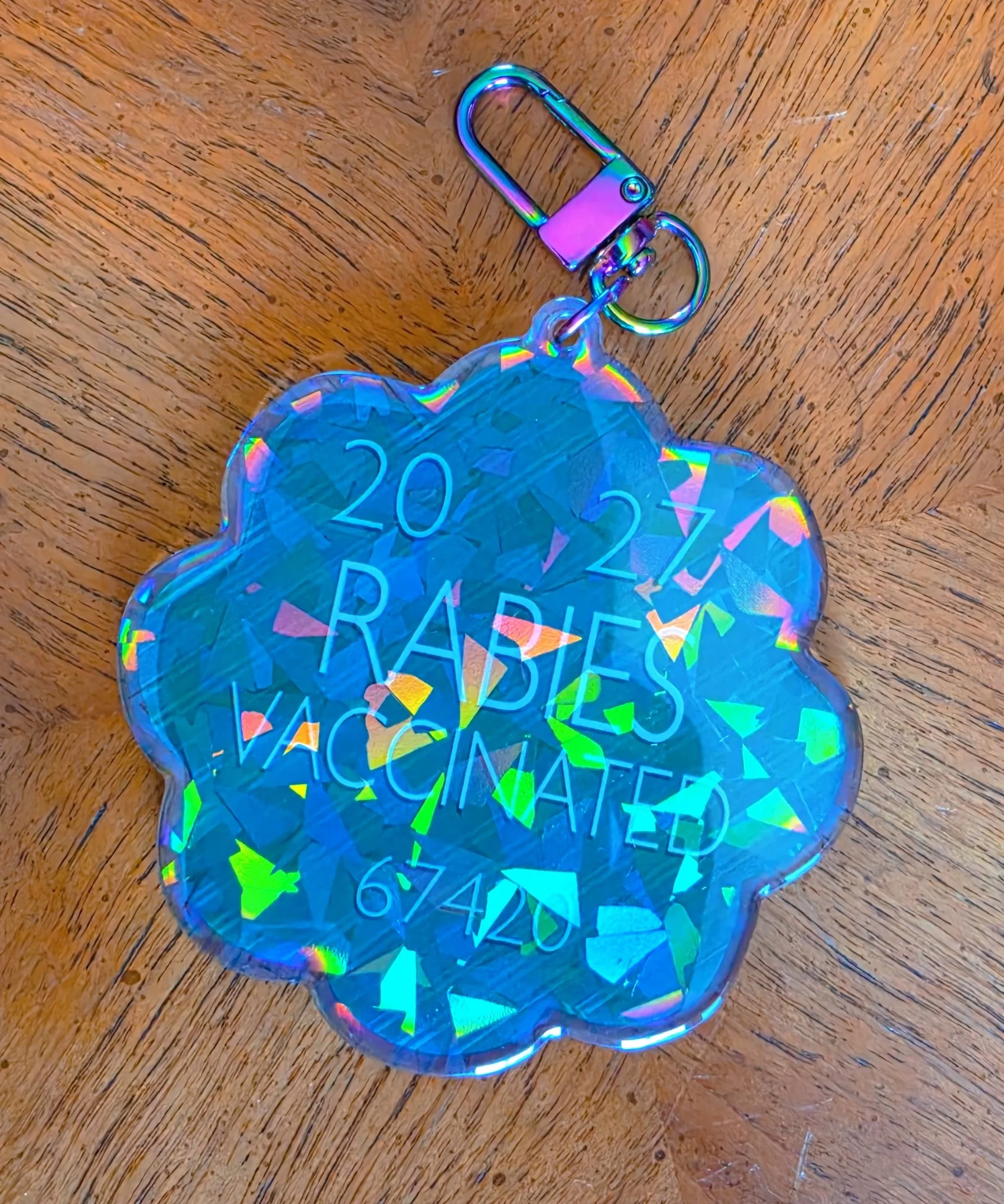 RABIES TAG - FURSUIT ACCESSORY