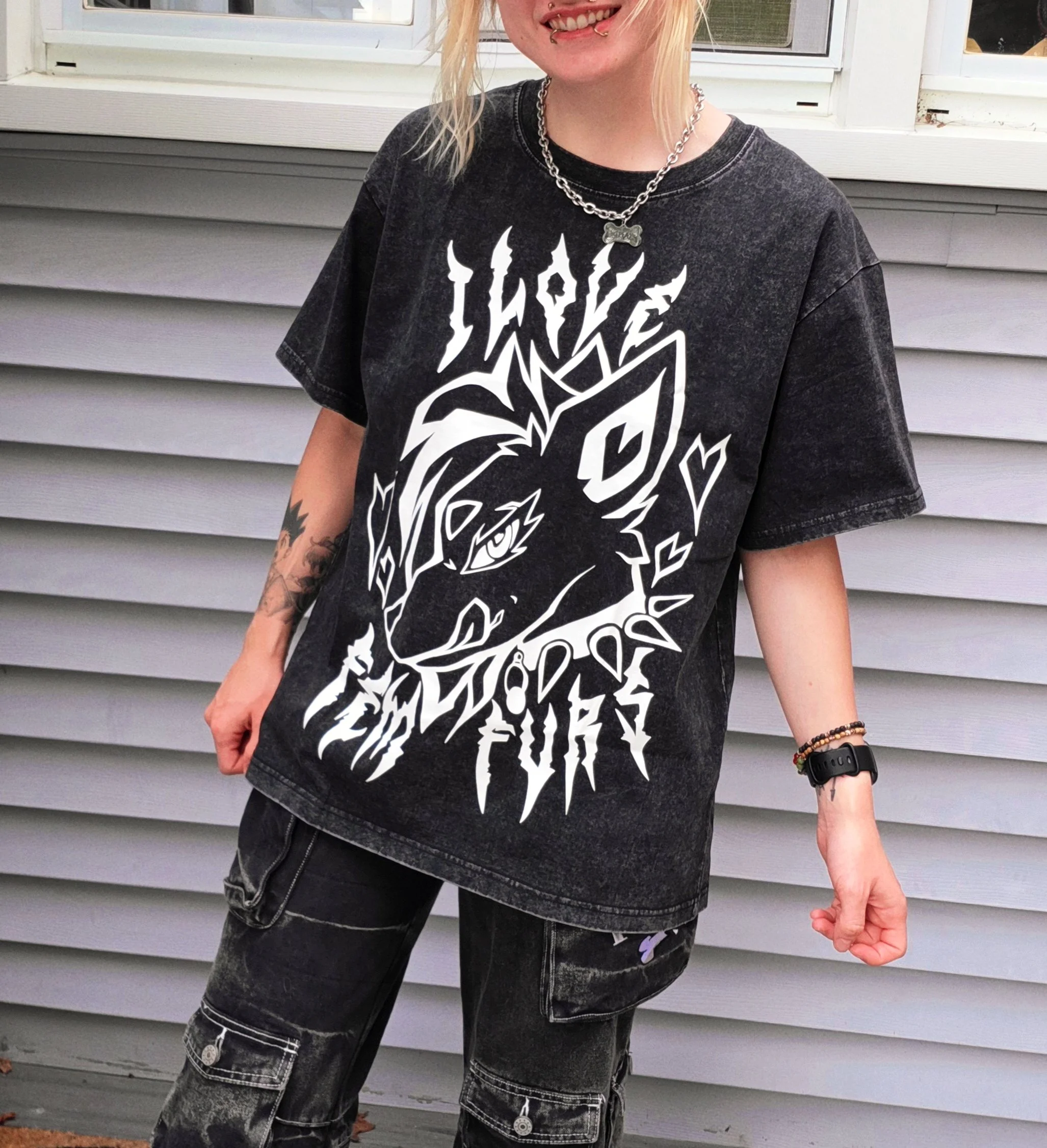 I LOVE FEM FURS T SHIRT