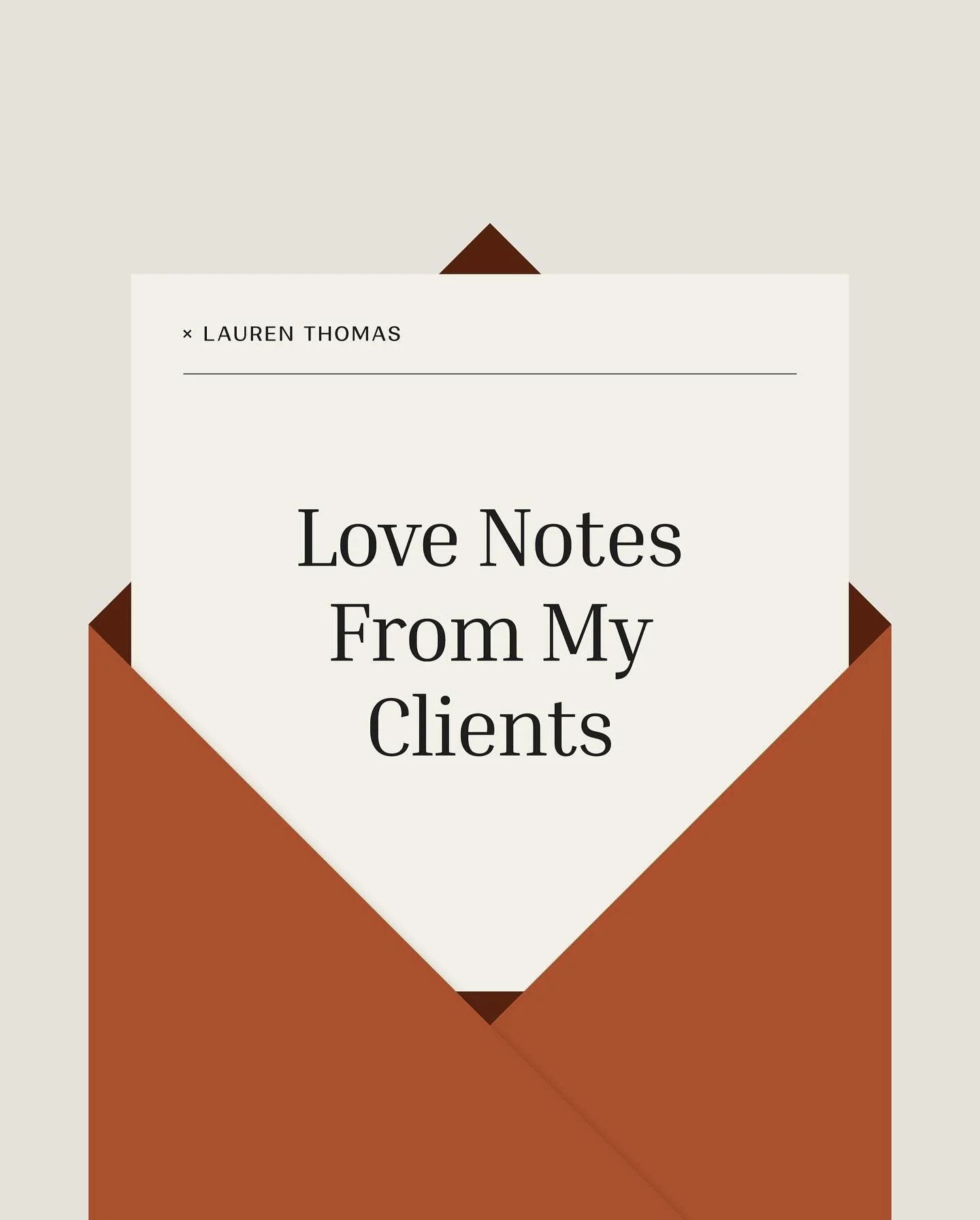 Sharing some L🩷VE notes from a few of my recent clients in celebration of Valentine&rsquo;s Day. 

It feels unreal that clients have trusted me to bring their visions to life and I look back at what we created together with such gratitude.