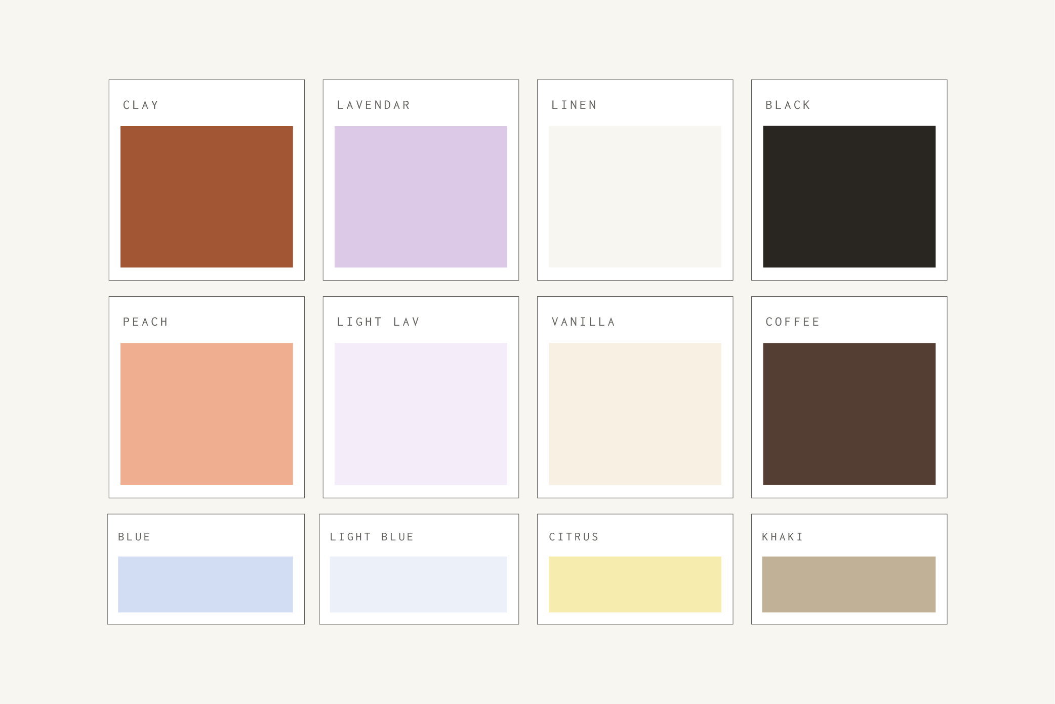  BRAND COLORS