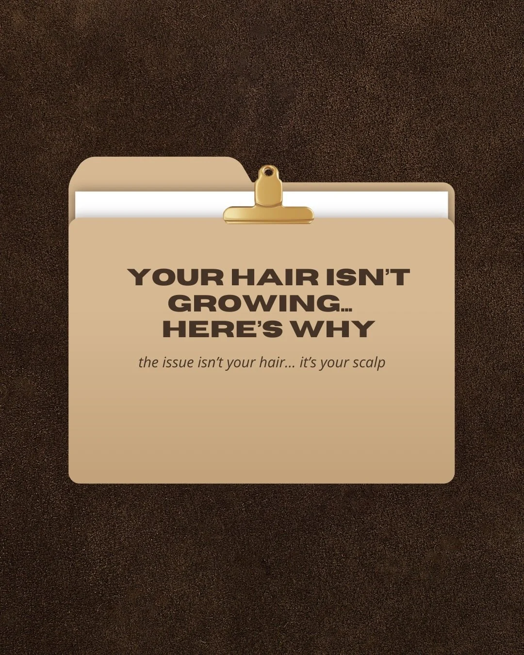 Your hair isn&rsquo;t the problem&hellip; your scalp is.

Most people focus on their ends, their products, their routine&hellip; 
but never actually look at what&rsquo;s happening at the root.

If your hair feels like it:
&bull; won&rsquo;t grow 
&bu