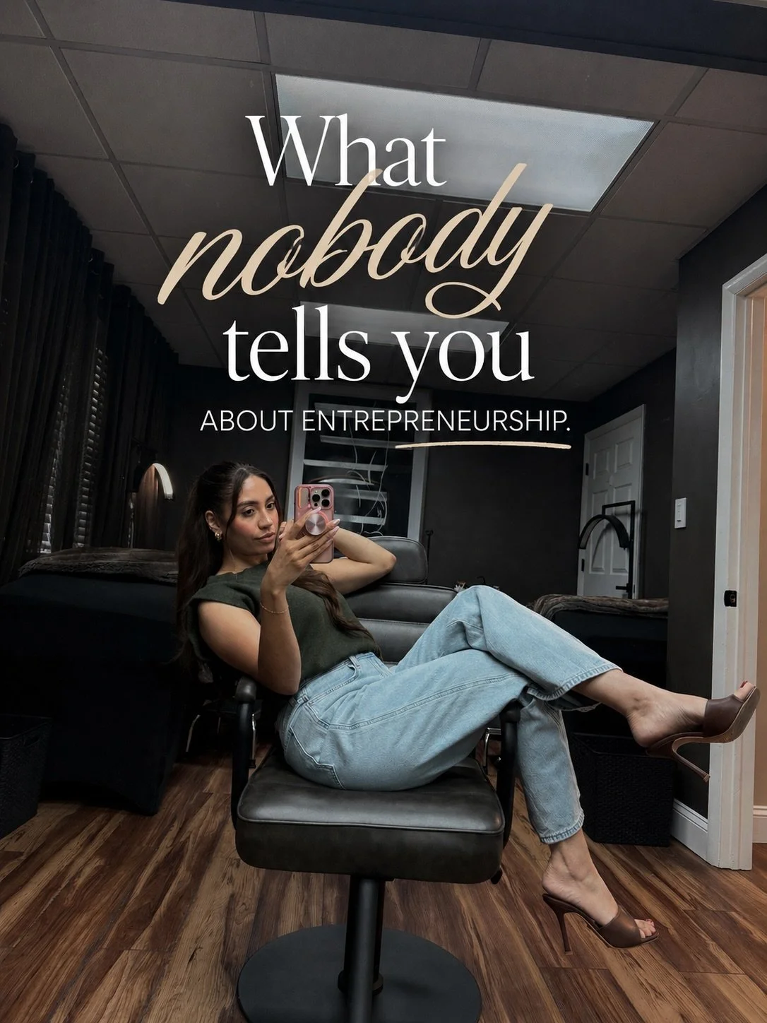 When I first started my business, I thought I was just learning how to make money doing what I love.

I didn&rsquo;t realize I was stepping into a version of myself I had never met before.

This journey will stretch you, test you, and force you to gr