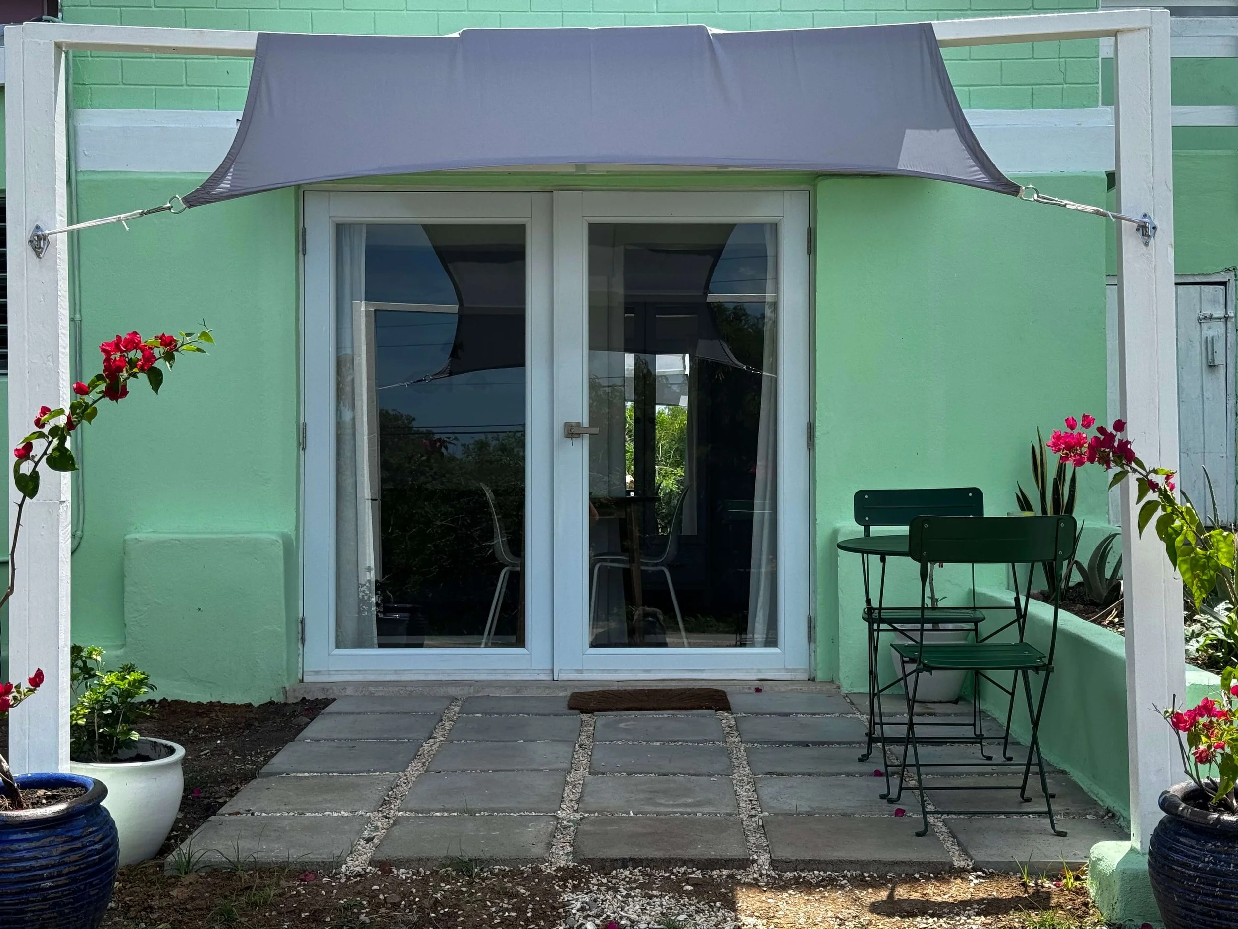 The studio you stay in on The Sea Change retreat in Antigua to redesign your life about business aligned with your heart and soul.