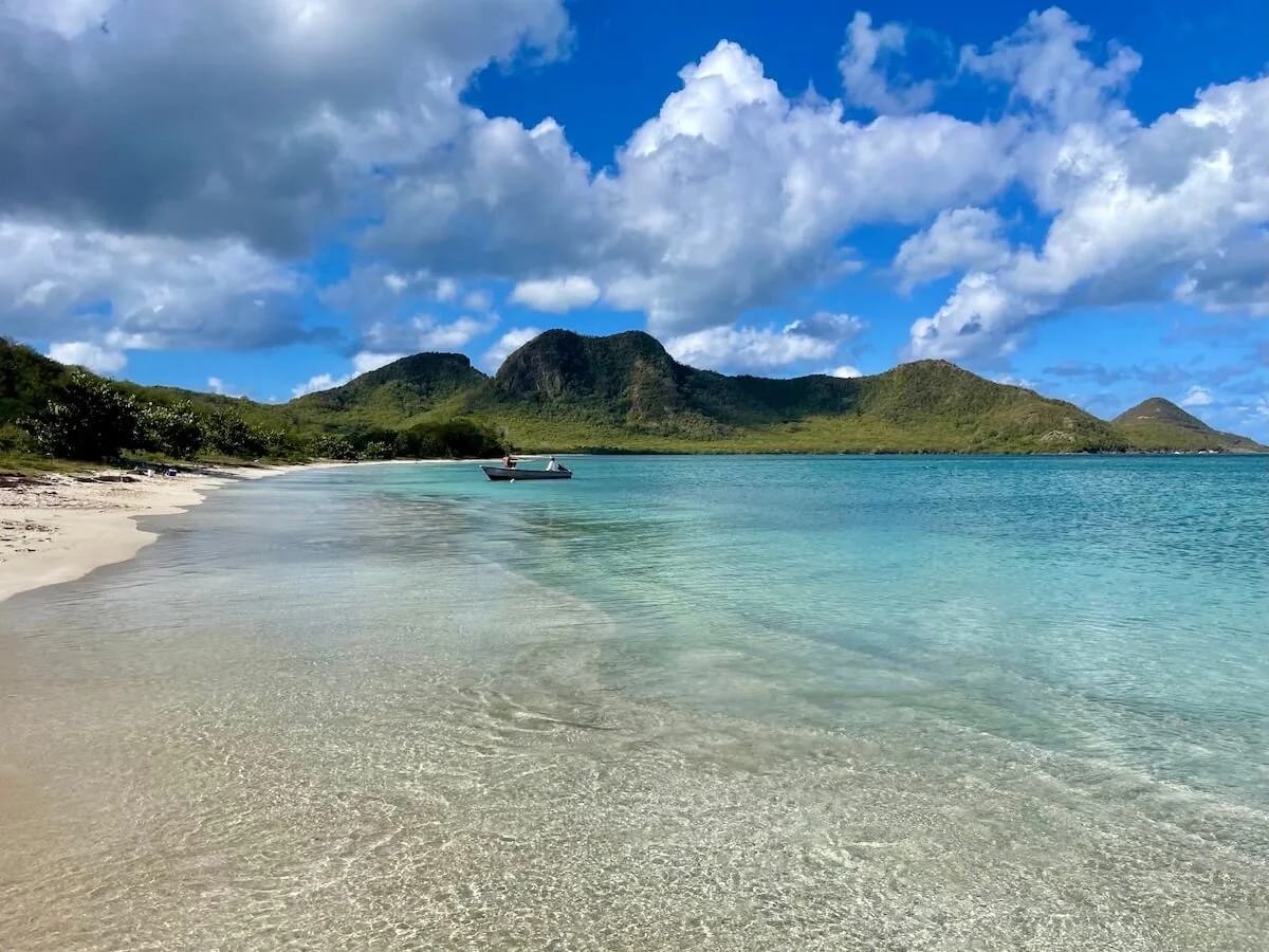 Seaforth Beach in Antigua, a pristine Caribbean beac