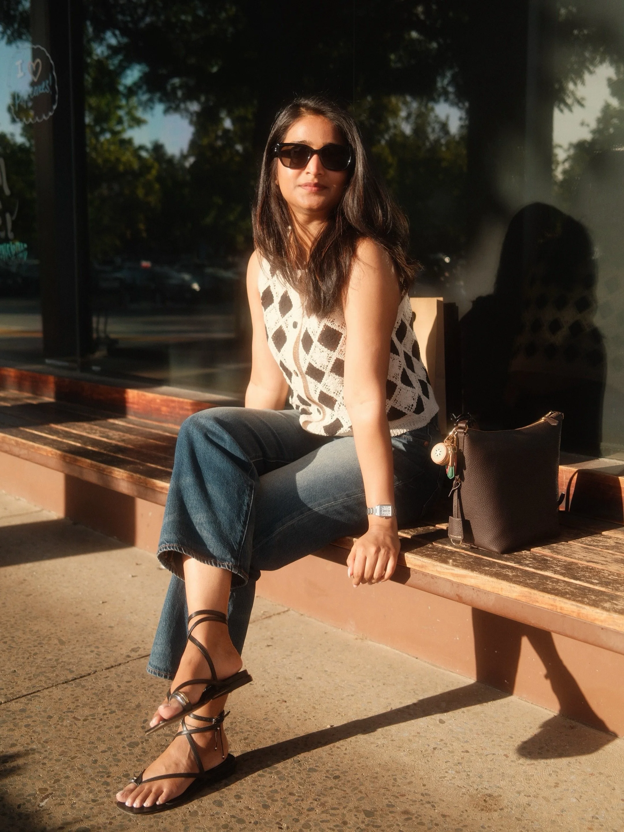 Sunny days, farmer&rsquo;s market and lots of steps 👣 

wearing : @levis @gentlemonster @sezane @dolcevita @maisondesabre @seikowatchofficial