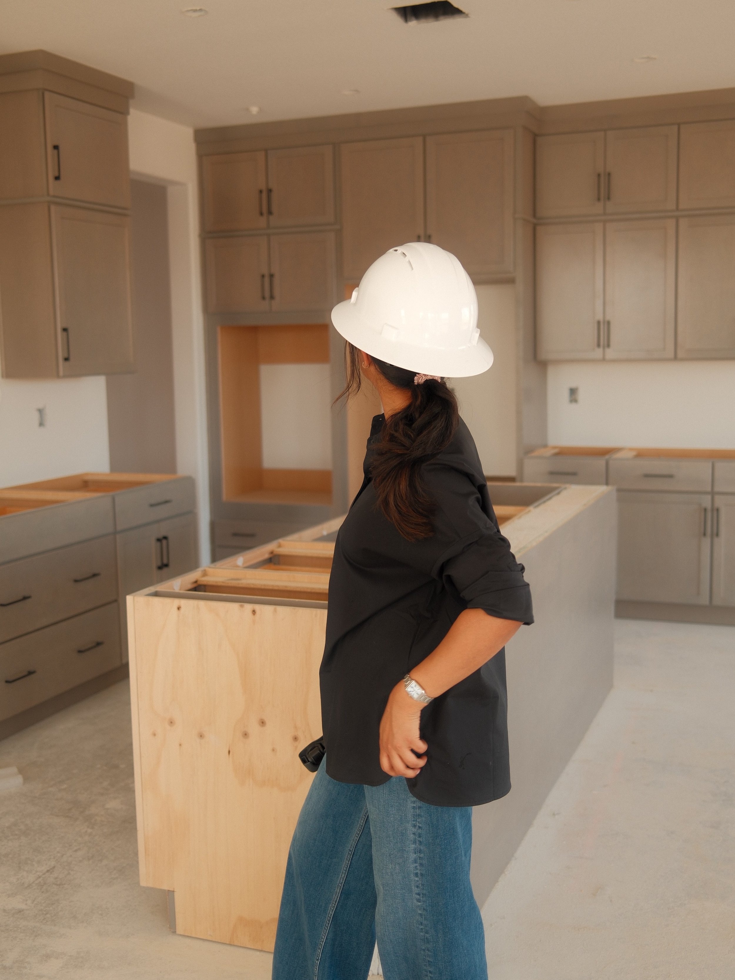Watching our future home come to life. 🦺 🔨 

We walked through what is still a construction site, but all we can see is our future. The kitchen where we&rsquo;ll share morning coffee, the rooms that will hold countless conversations, celebrations, 