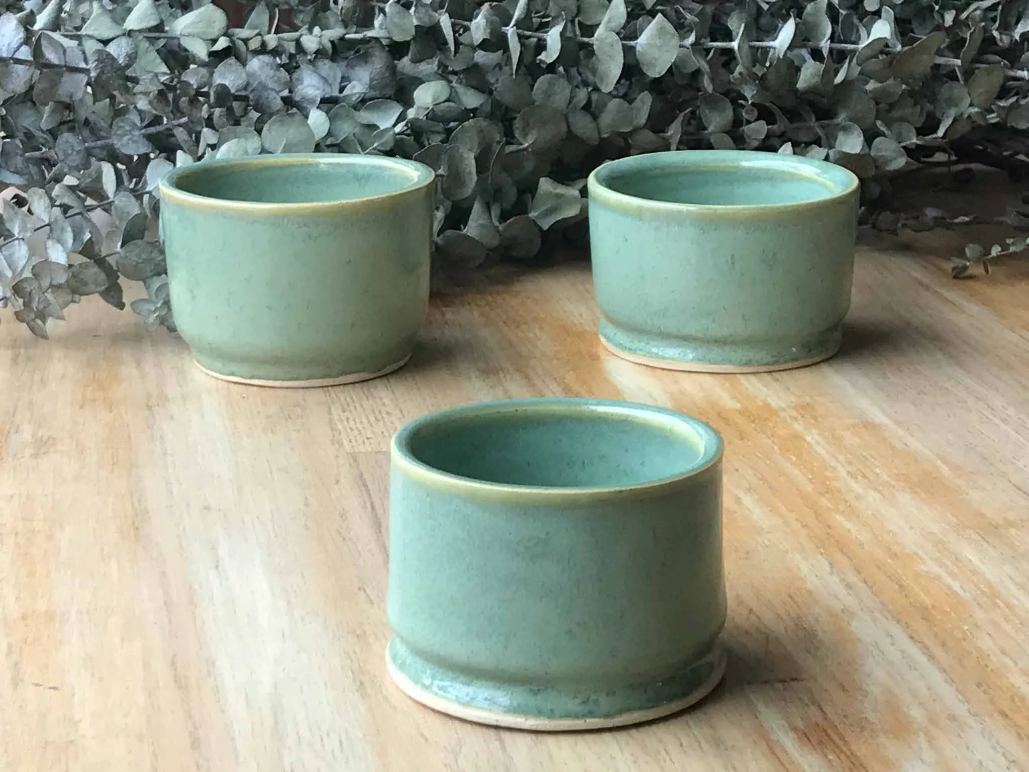 Three Sea Misted Pots