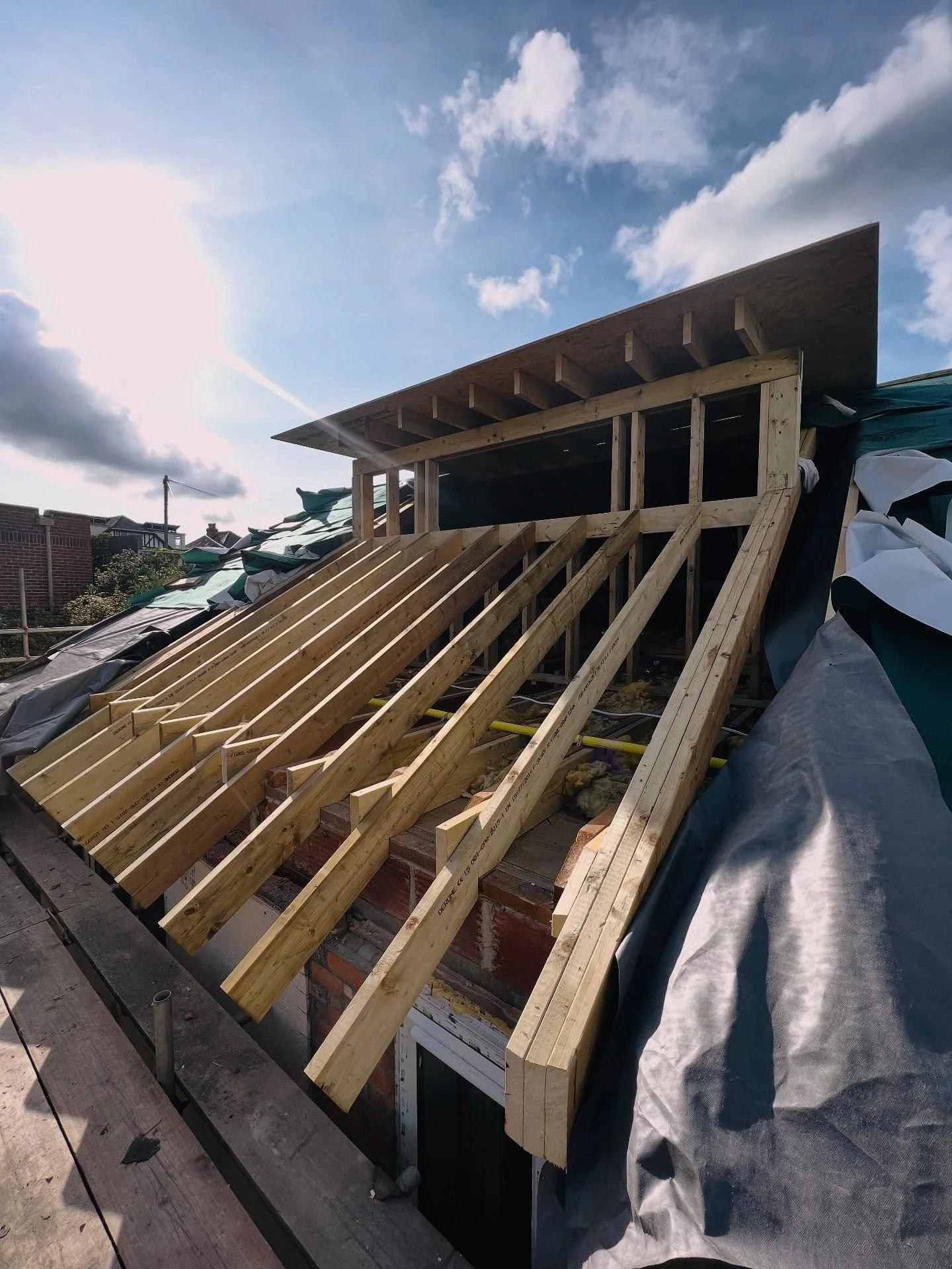 From frame to finish ✨ Another loft conversion complete &mdash; transforming unused space into a stunning new living area with incredible views. Built with precision, built to last 🏡🔨 #AvonValleyConstruction.  #LoftConversion #HomeExtension #DreamH