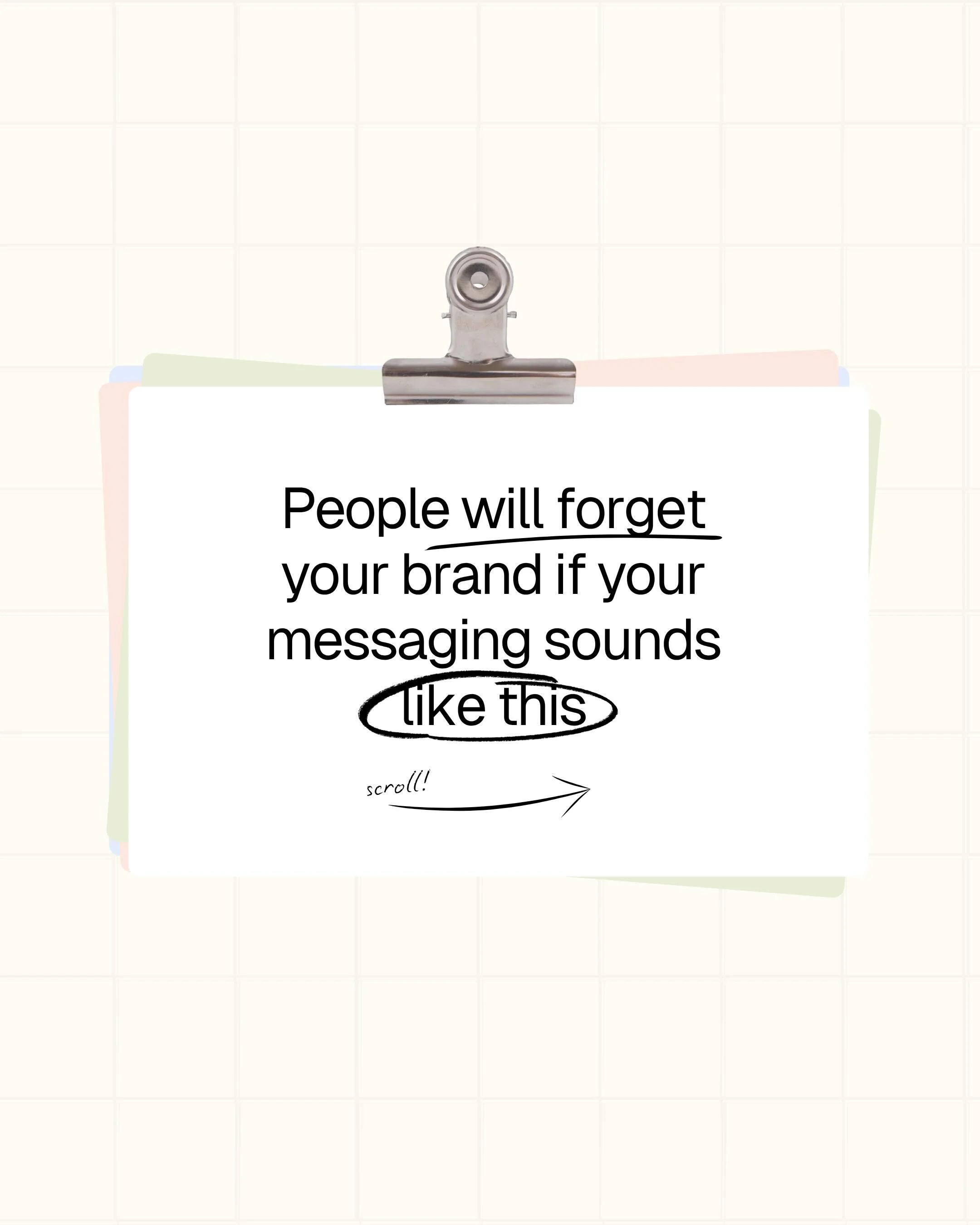 If your messaging could apply to anyone, it probably won&rsquo;t stick. Specific brands are memorable brands.

Instead of sounding &ldquo;professional,&rdquo; focus on sounding clear, honest, and distinct enough that the right people instantly feel i
