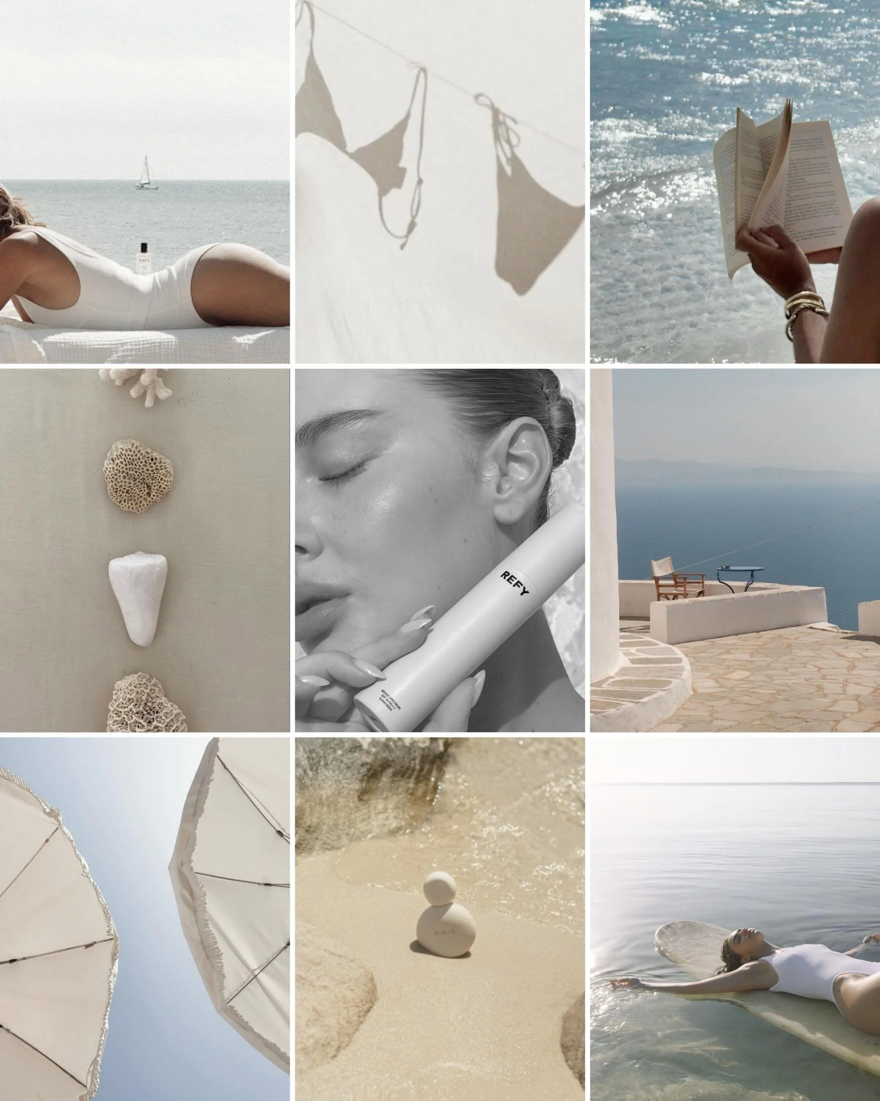 Recent client moodboards &mdash; which one&rsquo;s your favourite? 💫

01. Summer campaign visuals for a sunscreen brand
02. Branding for a women&rsquo;s health supplement brand 
03. Branding for a jewellery brand 
04. Visual direction for an energy 