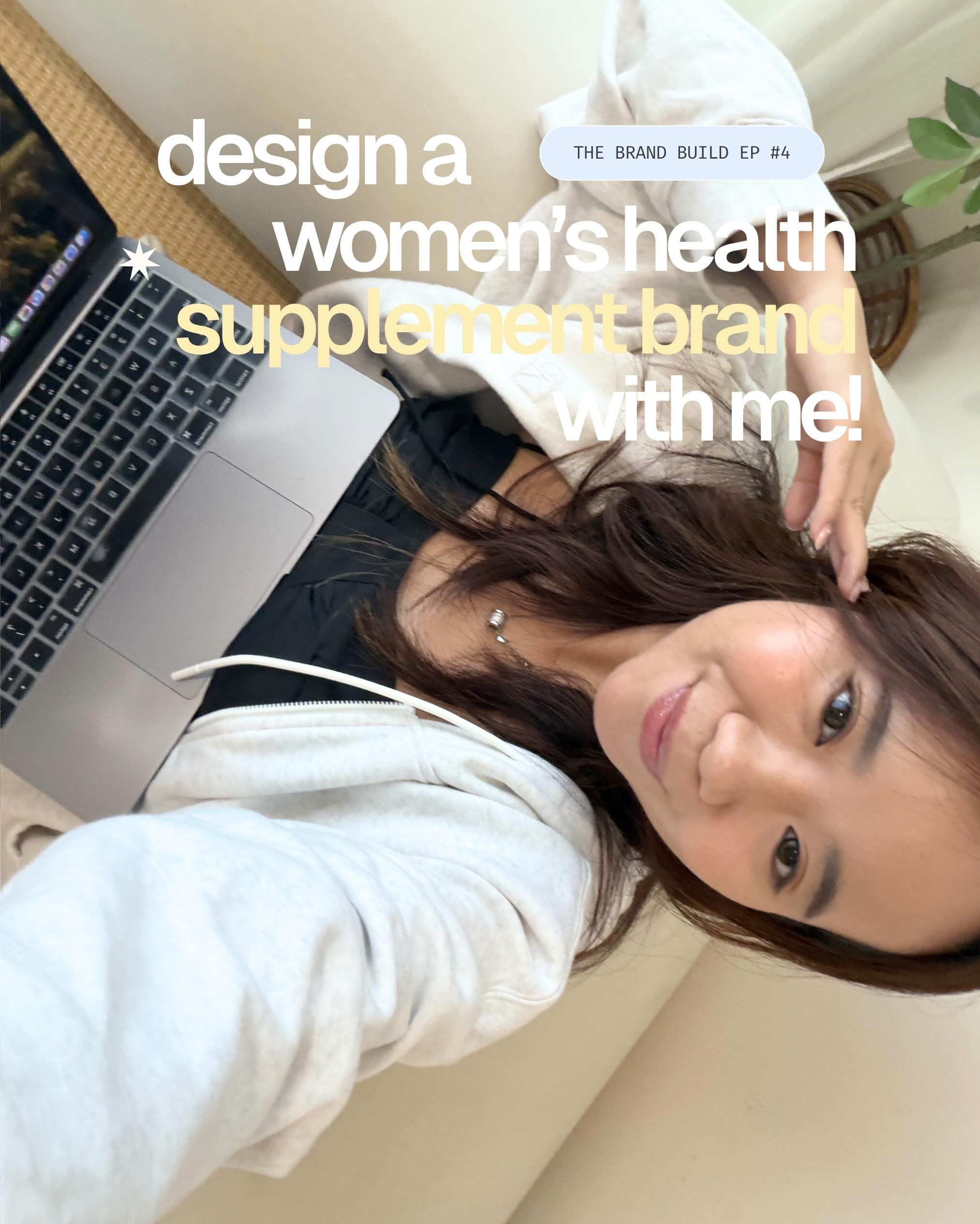 Design a women&rsquo;s wellness supplement brand from scratch with me ✷

less clinical. more human. less &ldquo;perfect wellness.&rdquo; more everyday feel-good moments ☁️💫

What do you think? 💗

☀️ if you&rsquo;re new here, hi! My name is Alika an