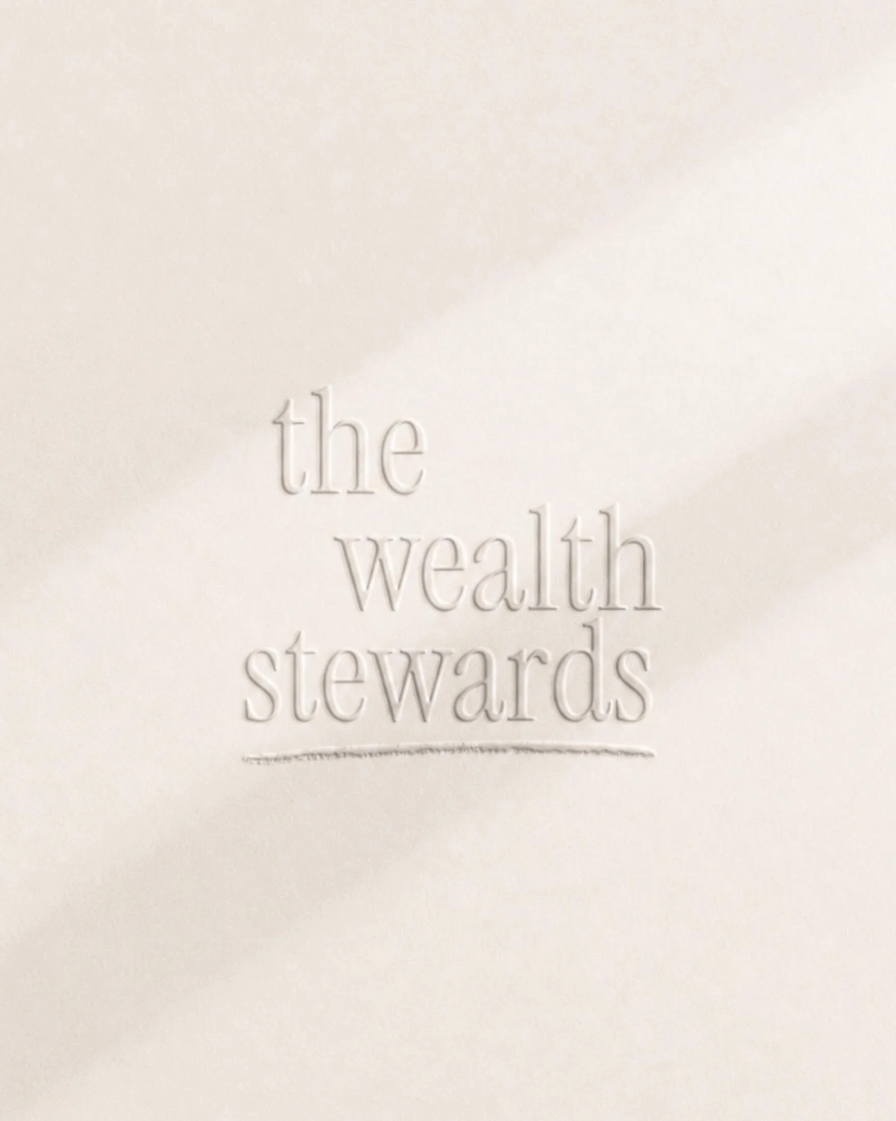 Brand reveal for The Wealth Stewards 💻  An identity rooted in sincerity, timelessness and trust &mdash; built around the belief that wealth should support a life worth living 🪙

☀️ if you&rsquo;re new here, hi! My name is Alika and I work with bran