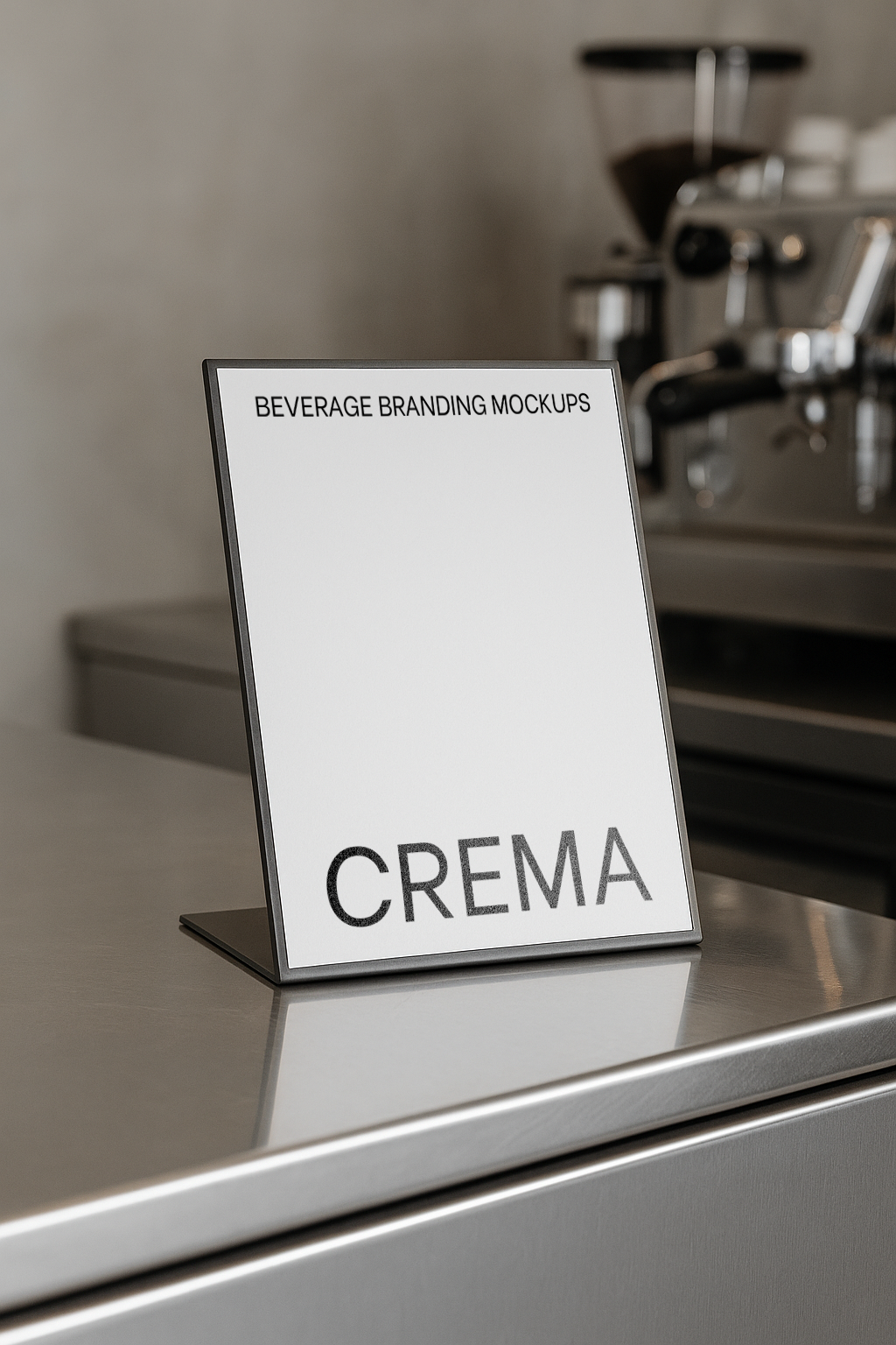 Crema | Countertop Sign Mockup