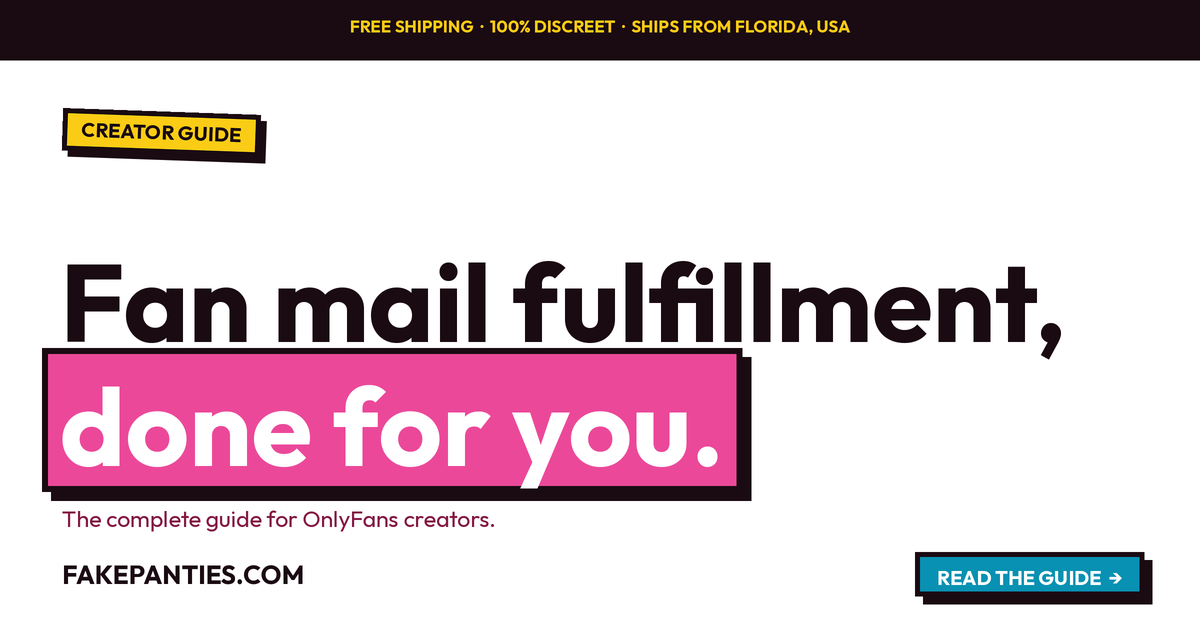 Fan Mail Fulfillment for OnlyFans Creators: The Complete Guide
