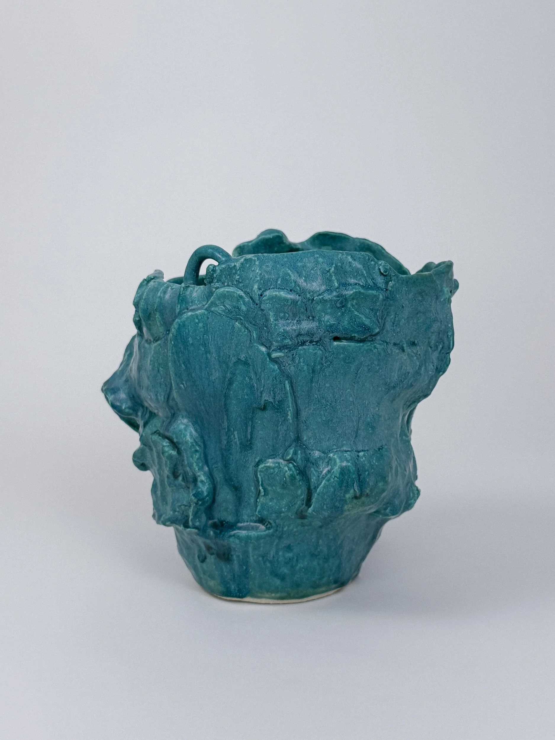 Pazzalotti Corallo Turquoise Vase