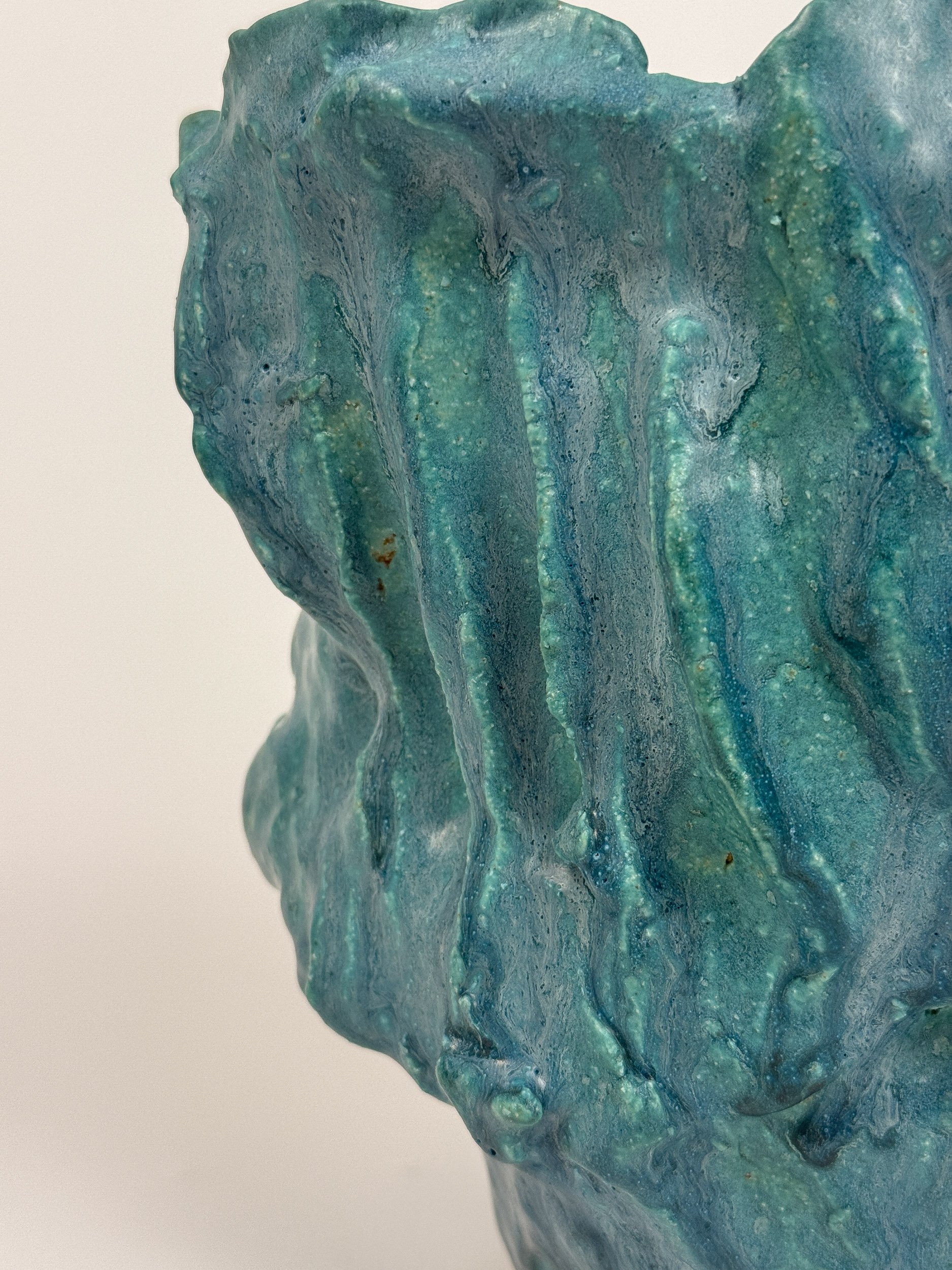 Pazzalotti Corallo Turquoise Vase