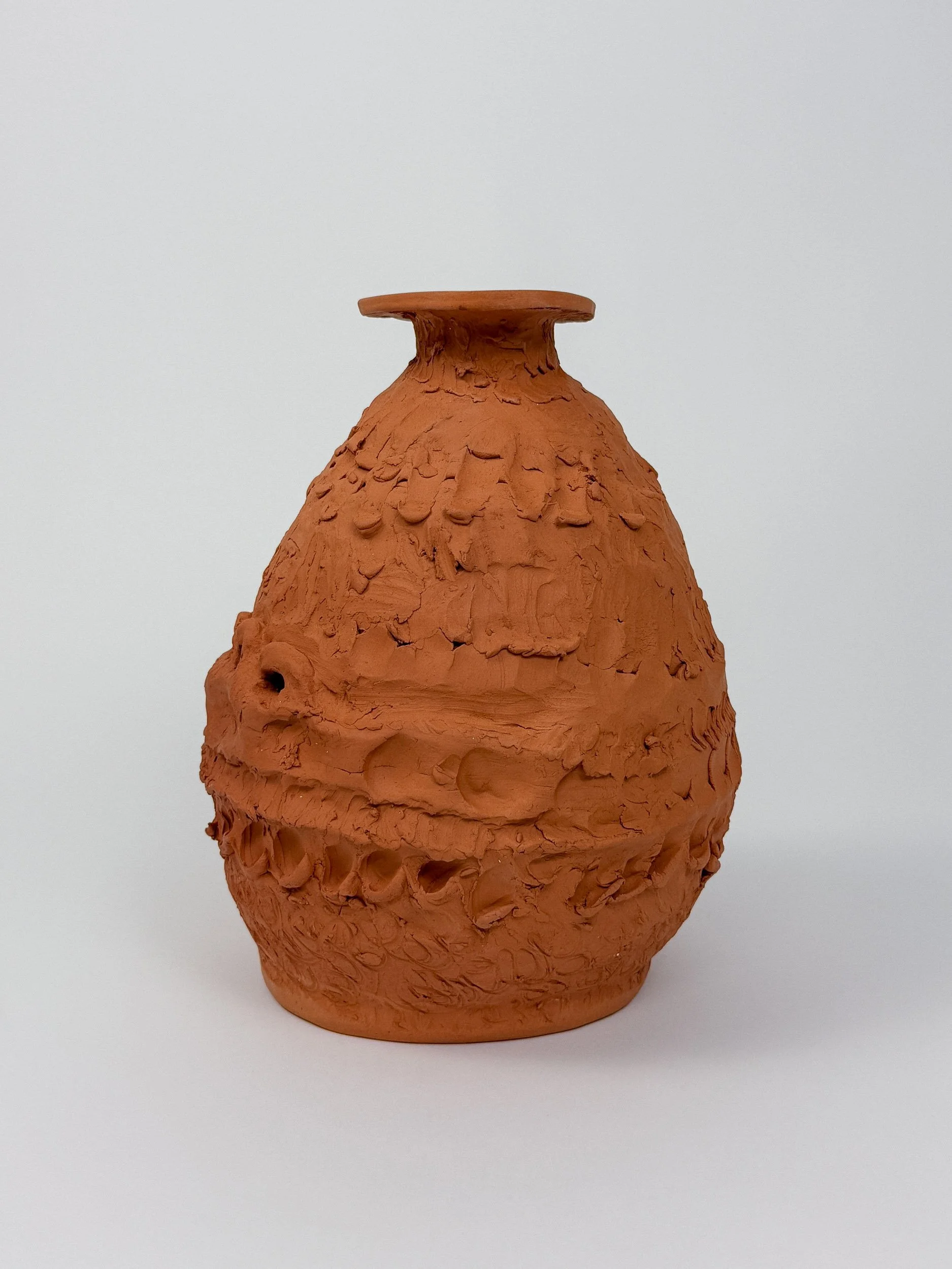 Pazzalotti Occhi Terracotta Vase