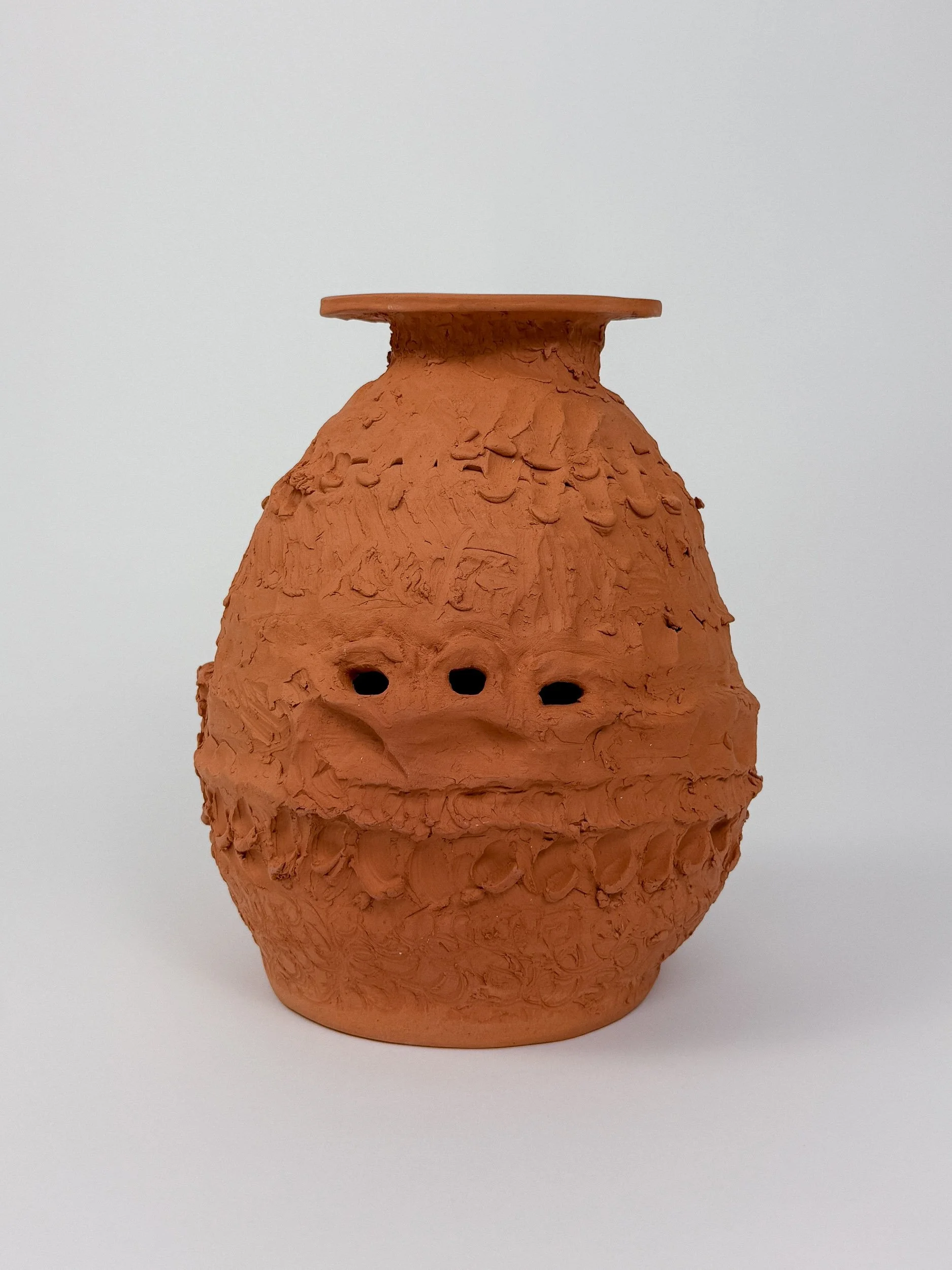 Occhi Terracotta Sculpture