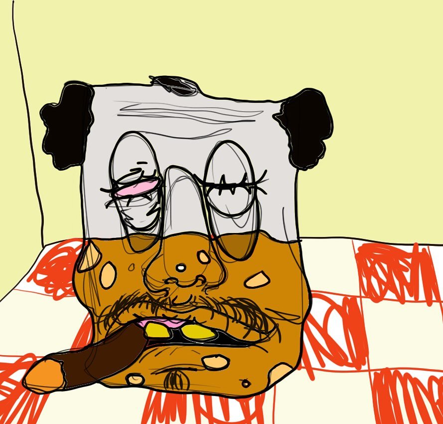 What yall think got papa ciggy so damn stressed 😩 
#hoodmonsters #papaciggy #mikeycoleman #americansitcom