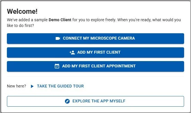 welcome popup