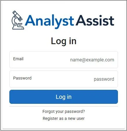 analystassist log in