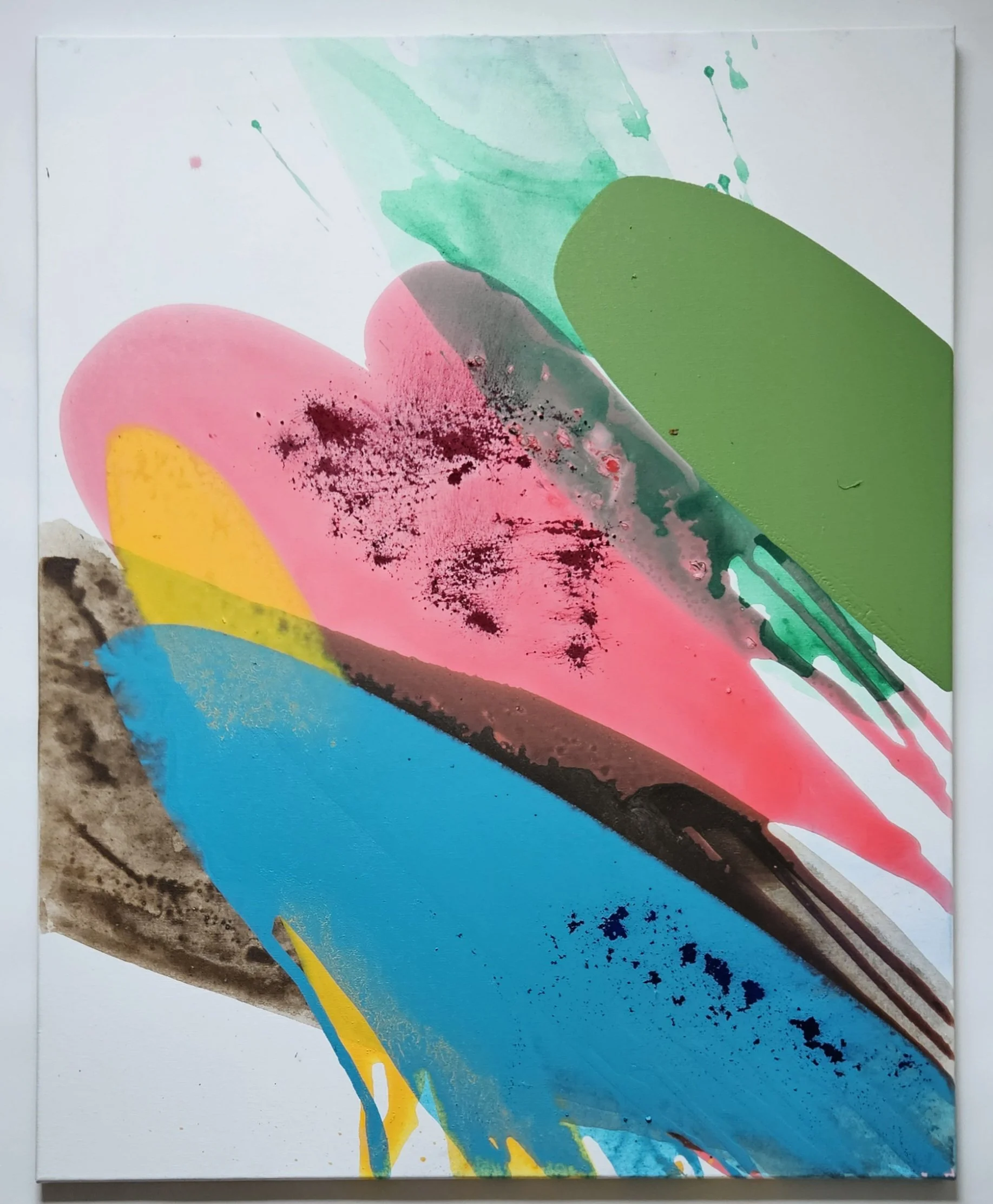 "Farbreflexe einer Landschaft VIII"
Acryl auf Leinwand 90 x 110 cm, 05/2026
