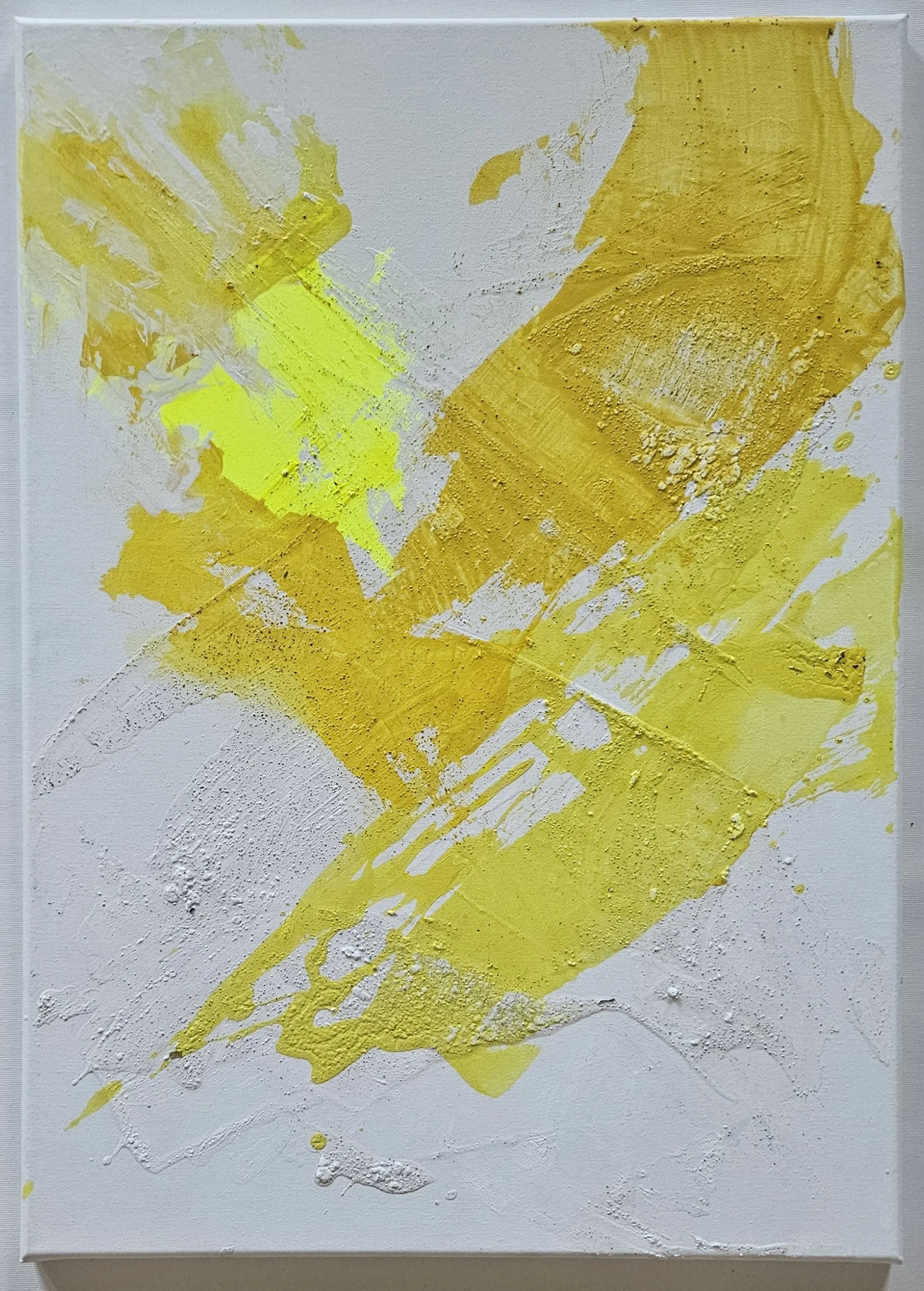 "Dimensionale Schichten - Triptychon"
Acryl auf Leinwand 50  x 70 cm, 05/2026