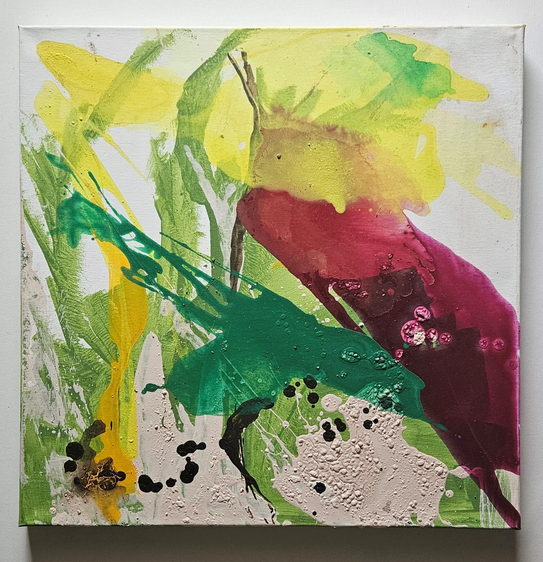 "Farbreflexe einer Landschaft VI"
Acryl auf Leinwand 50 x 50 cm, 05/2026
