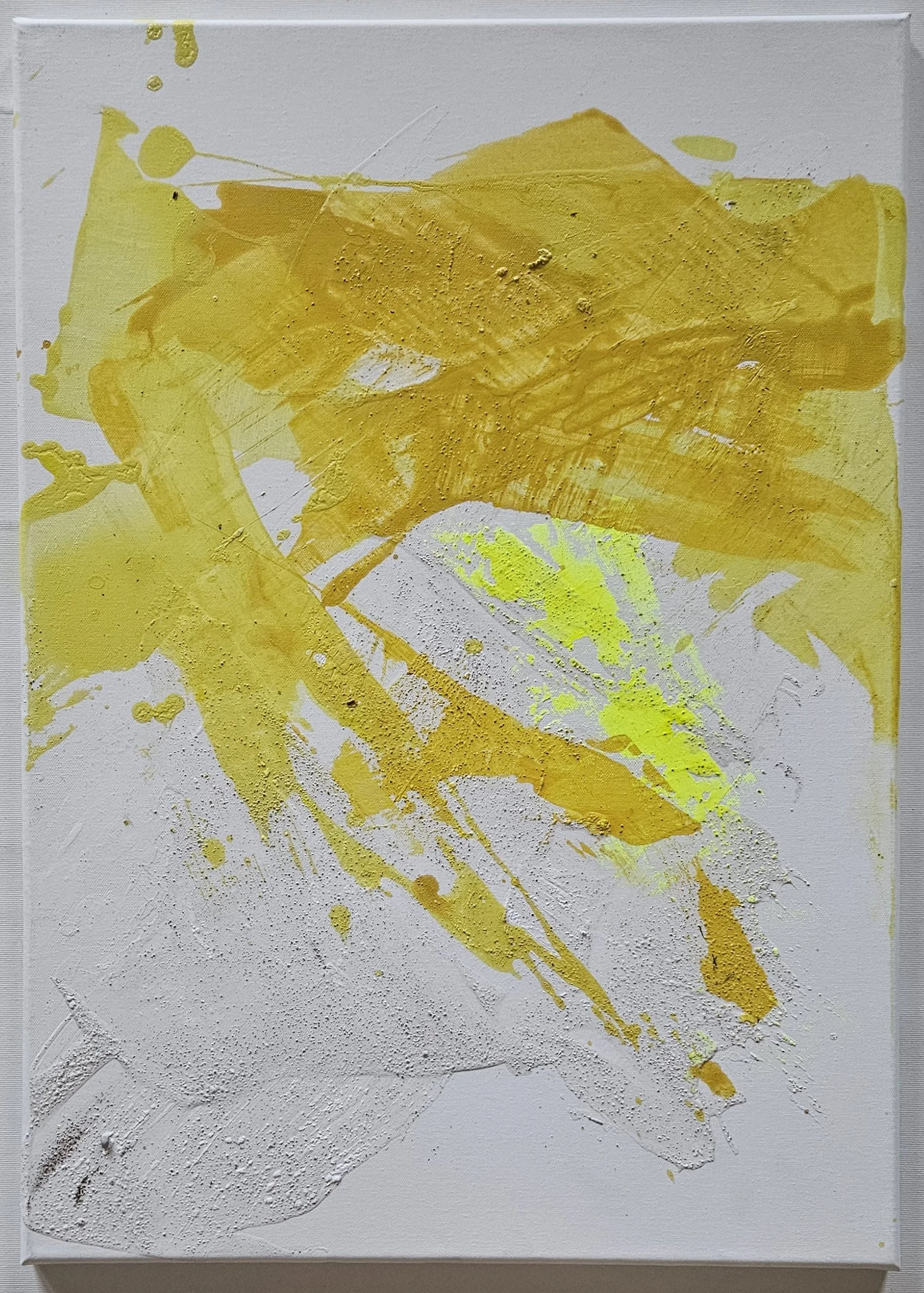 "Dimensionale Schichten - Triptychon"
Acryl auf Leinwand 50  x 70 cm, 05/2026