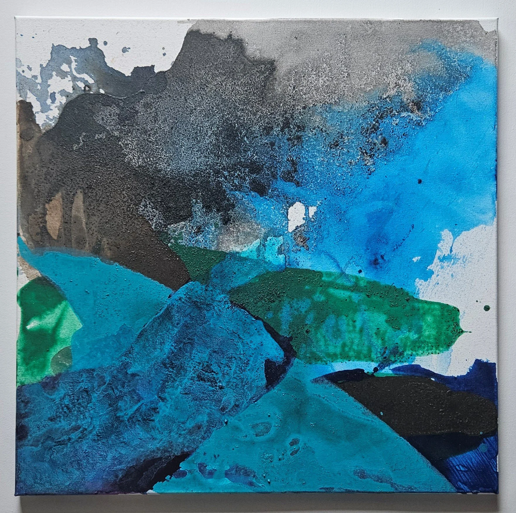 "Farbreflexe einer Landschaft IV"
Acryl auf Leinwand 50 x 50 cm, 05/2026

