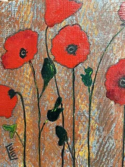Happy Spring #2 | 12x12 | Acrylic paint | $250