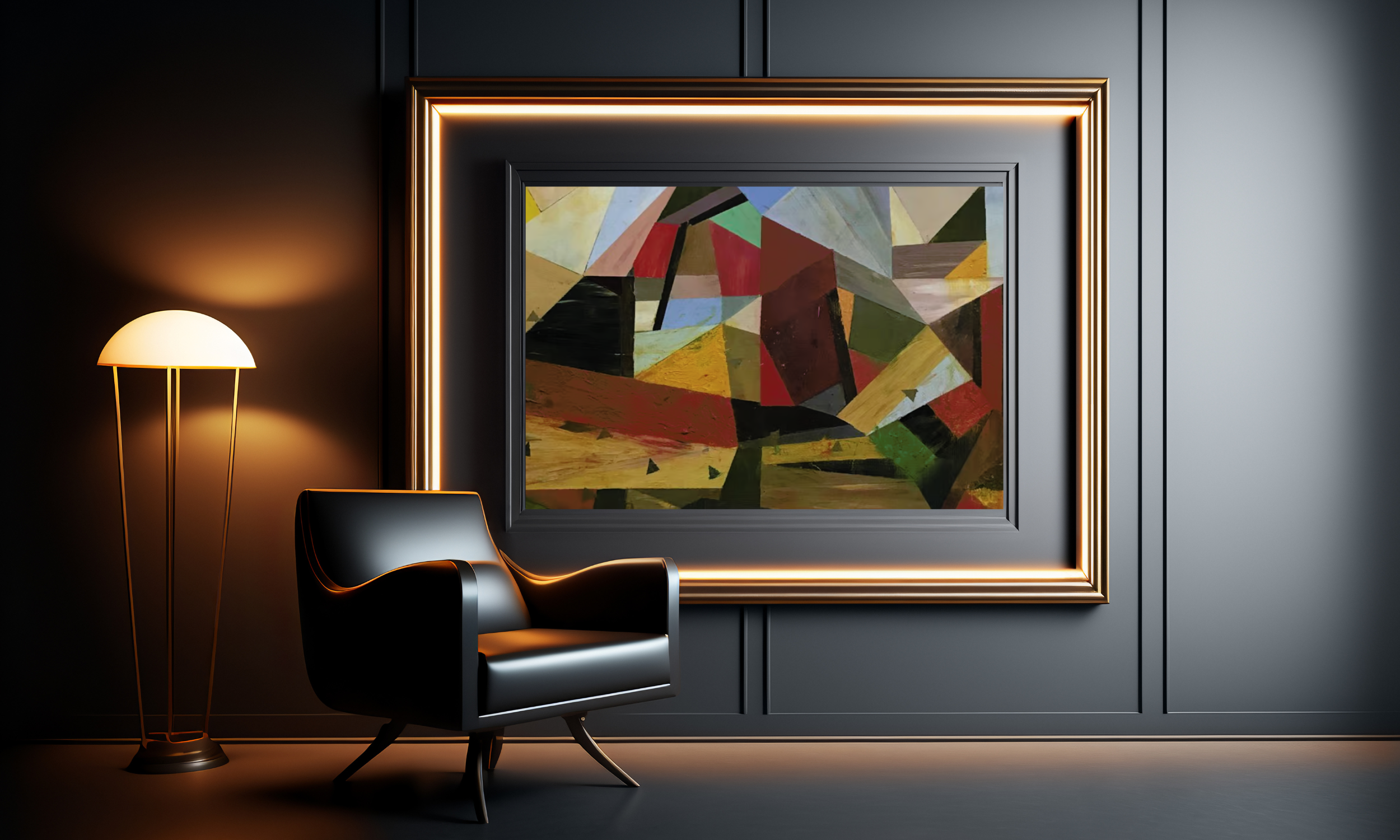 Catherine Engelmeyer Art abstract art in office visualization
