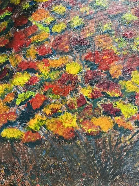Happy Spring #1 | 12x12 | Acrylic paint | $250