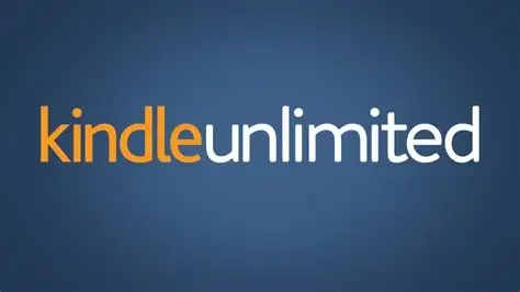 Kindle Unlimited logo on a blue background