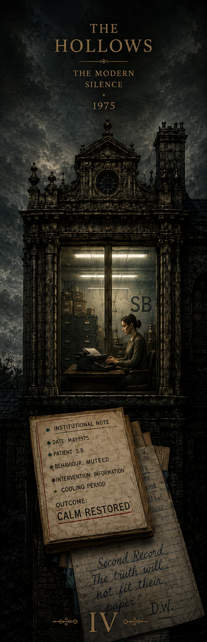 The Modern Silence Bookmark — The Hollows