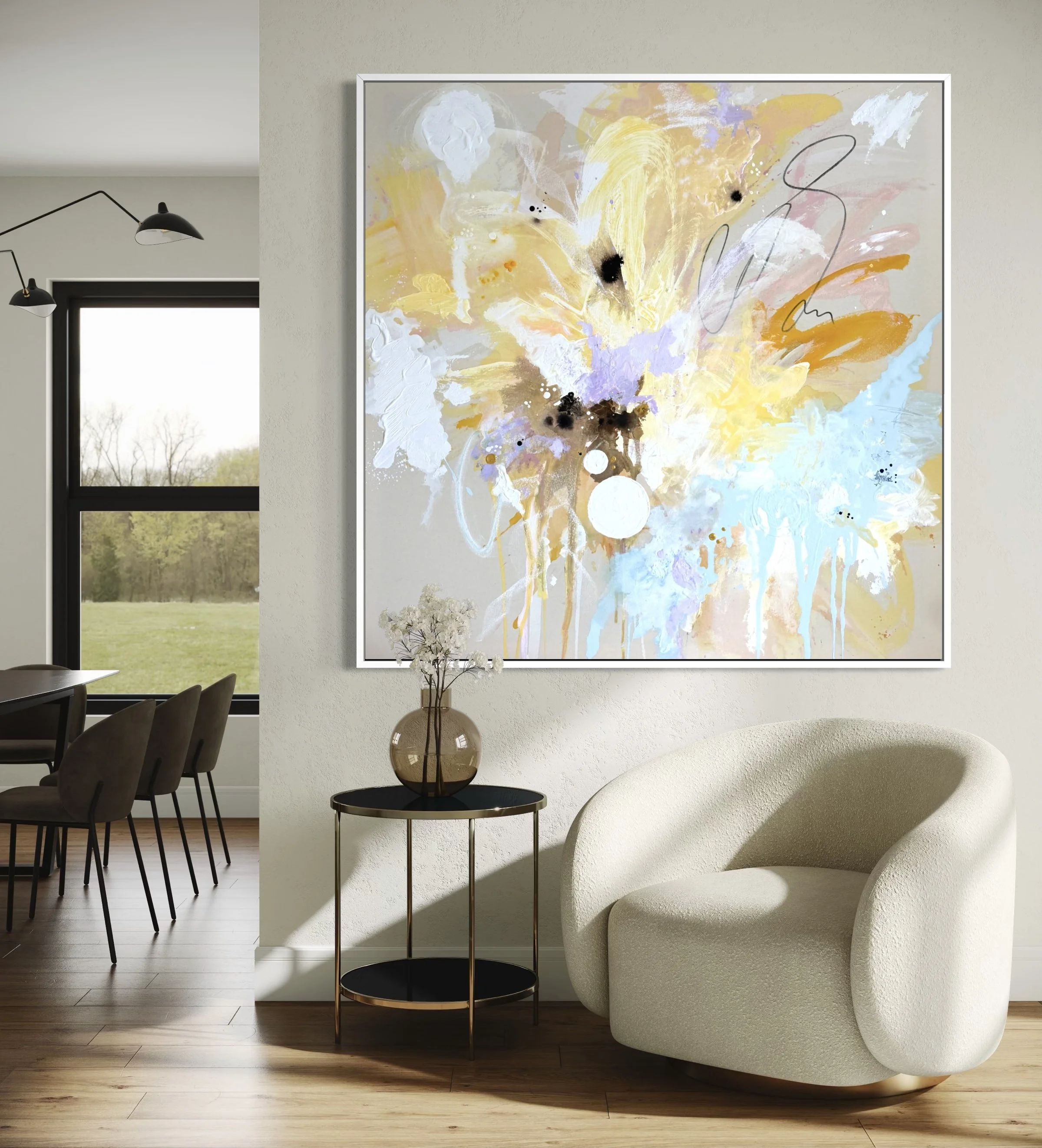 Cloudline 104cm x 104cm