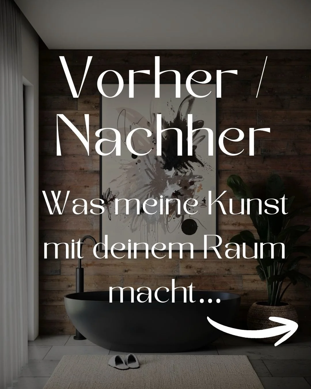 Art isn&rsquo;t decoration.
It&rsquo;s the soul of the room.🤍

Kunst ist kein Beiwerk.
Sie ist das Element, das alles verbindet.✨

Same room.
One artwork.
A completely new vibe.

Wenn du sehen m&ouml;chtest, wie ein Bild deinen Raum ver&auml;ndern k