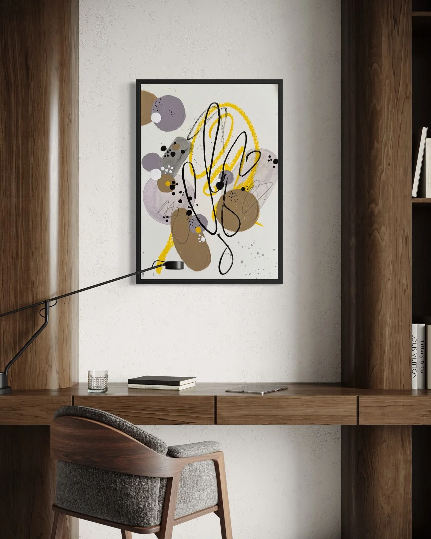 From paper to presence.

Ich liebe die Arbeiten auf Papier, weil sie spontan entstehen aber trotzdem eine starke Atmosph&auml;re tragen.

This one is sold.
But I&rsquo;d love to create one just for you.

Wenn du dir ein Werk w&uuml;nschst, das in Sti