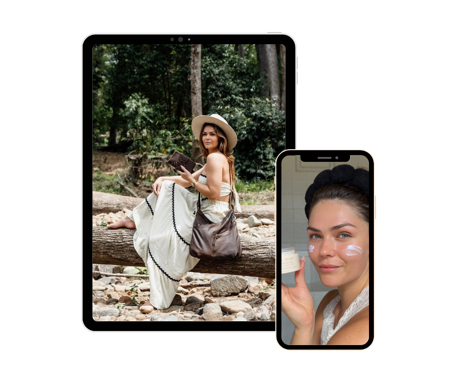 BTS of a luxury beauty product shoot