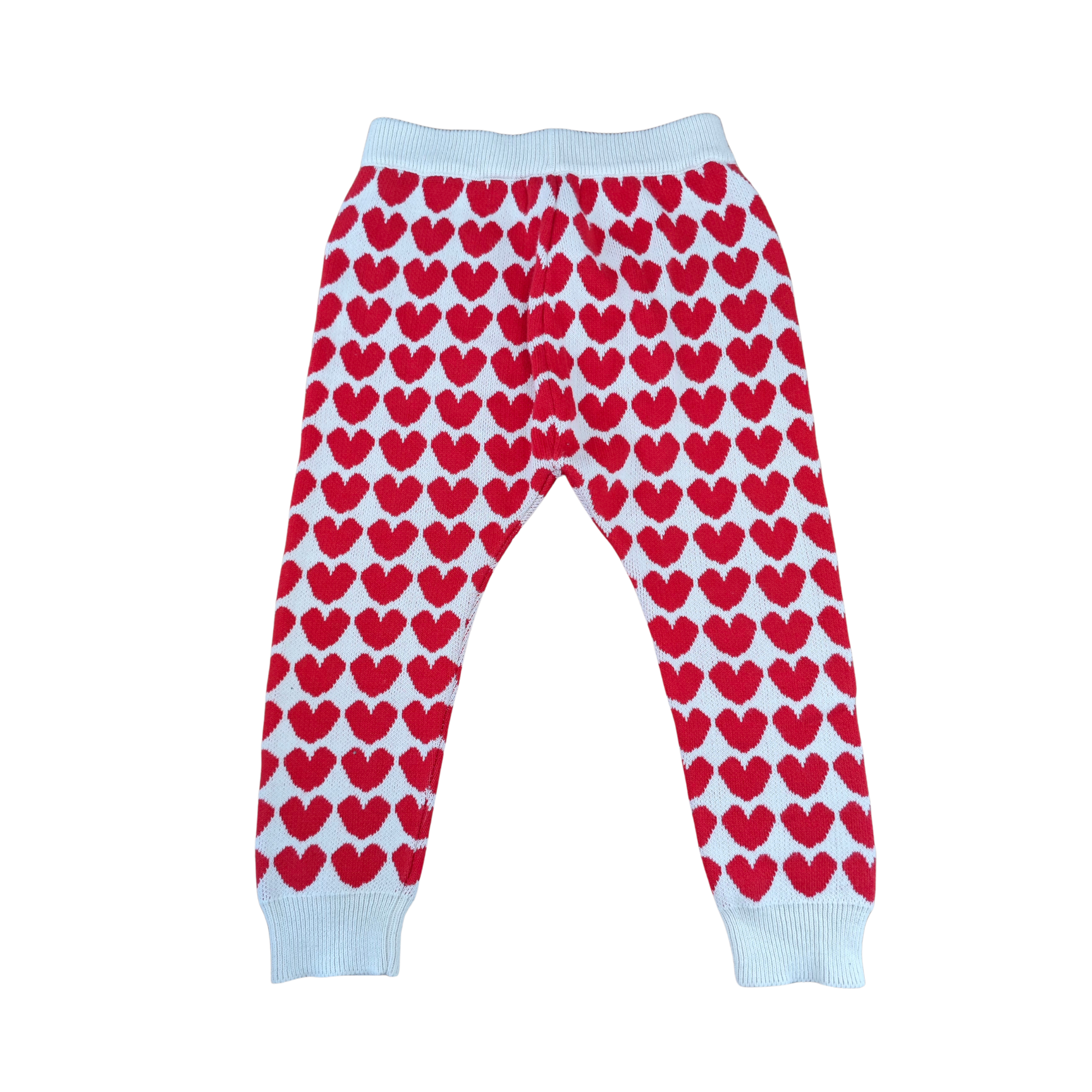 Bobo Choses Hearts All Over Knit Trousers