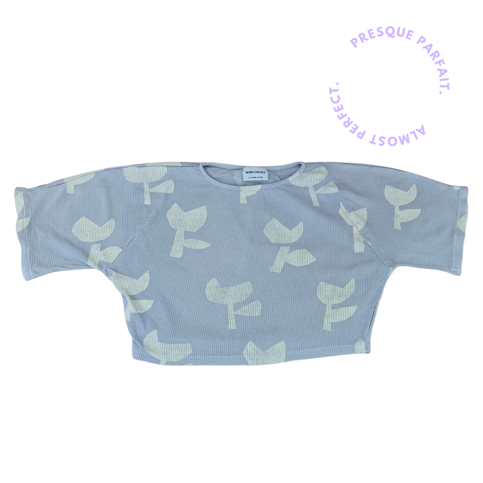 Bobo Choses Tulips Cropped T-Shirt