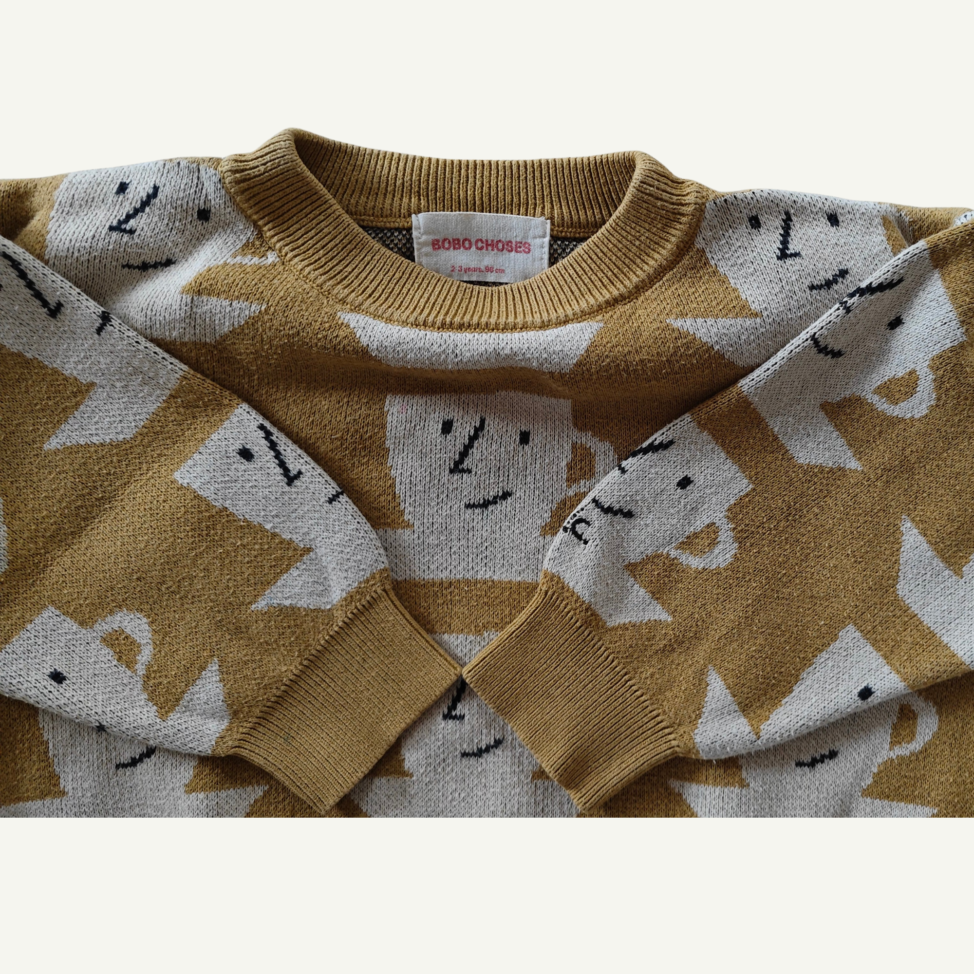 Bobo Choses Smiling Cups Knitted Jumper