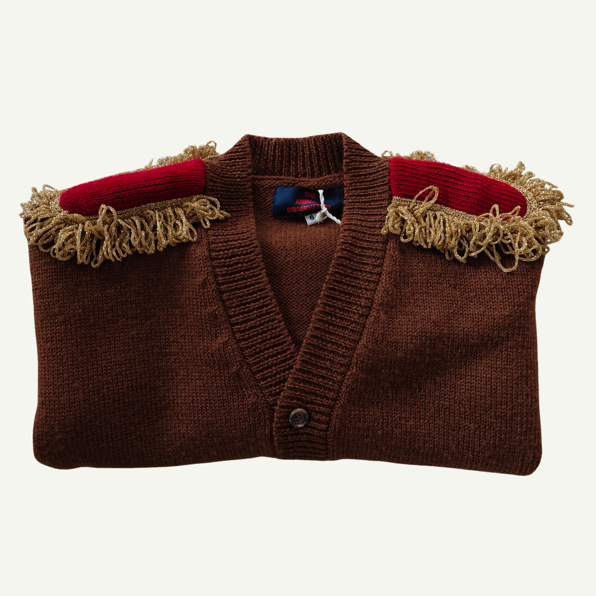 The Animals Observatory Plain Peasant Cardigan