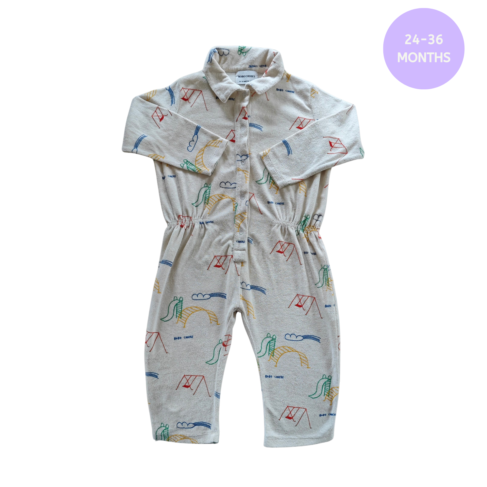 Bobo Choses Playground Terry Jumpsuit
