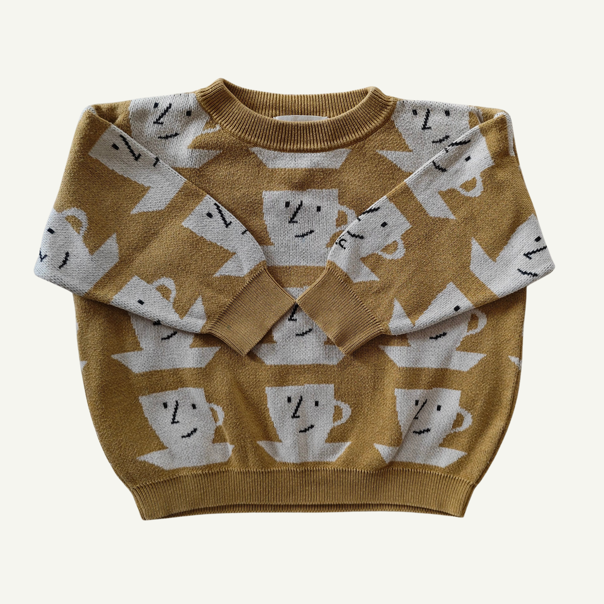 Bobo Choses Smiling Cups Knitted Jumper