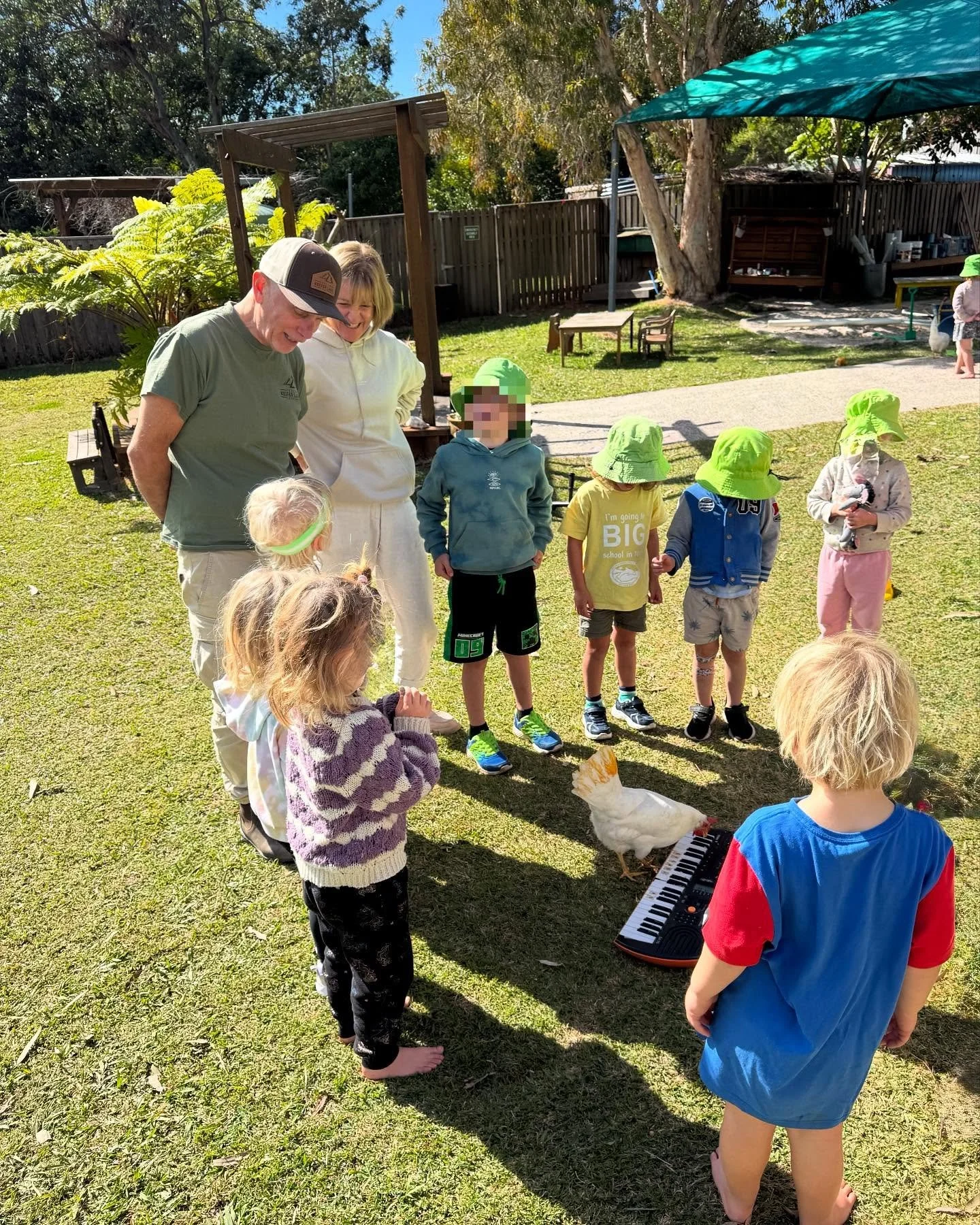 A group of children, two Grandfriends, and a chicken playing the keyboard 🐔🎹

On this International Day of Friendship, we&rsquo;re celebrating the kind of trust that grows when generations come together, to laugh, to listen, and sometimes&hellip; t