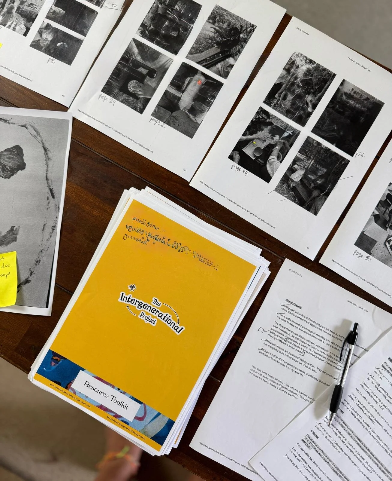Behind the scenes at The Intergenerational Project&hellip; ✂️📄

Something special is taking shape as we develop our resource toolkit. We&rsquo;ve taken a deliberate &ldquo;old school&rdquo; approach, laying out each page by hand so we can refine the