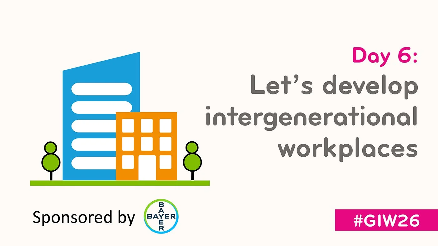 Our workplaces thrive when all ages collaborate. Intergenerational teams bring richer ideas and stronger outcomes. 

#GIW26 #GlobalIntergenerationalWeek2026 #ConnectionMatters #SafeSpace #StrongerTogether