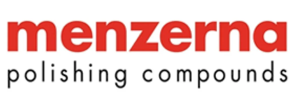 Logo of Menzerna polishing compounds with red and black text on a white background.